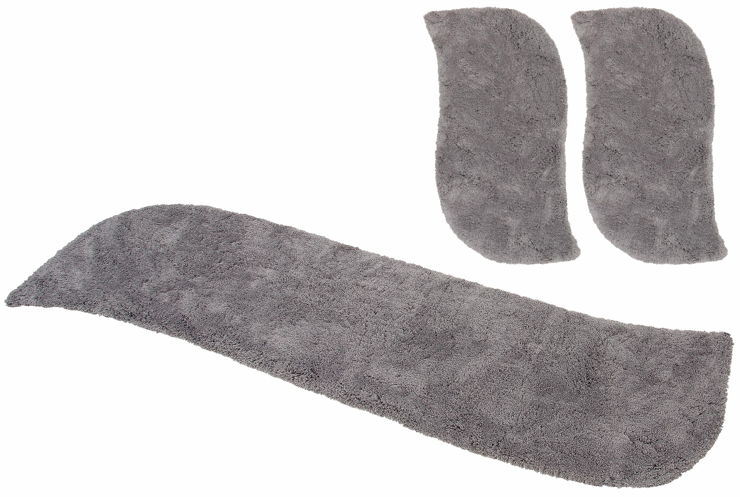 Image of GOODproduct Hochflor-Bettumrandung "Desner" Höhe 35 mm 3 Stk. tlg. Mikrofaser, weich, flauschig, Schlafzimmer, Bettvorleger, Läufer Set