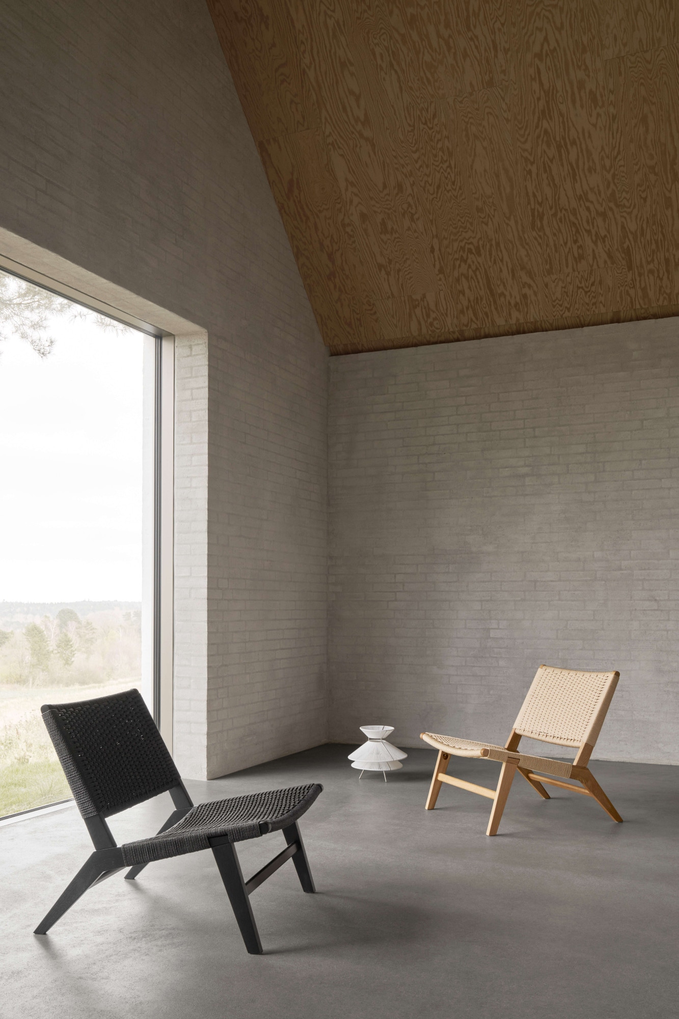 ACTONA GROUP Loungesessel »Carson« Eiche, minimalistischer Stil, erhältlich in zwei Farben