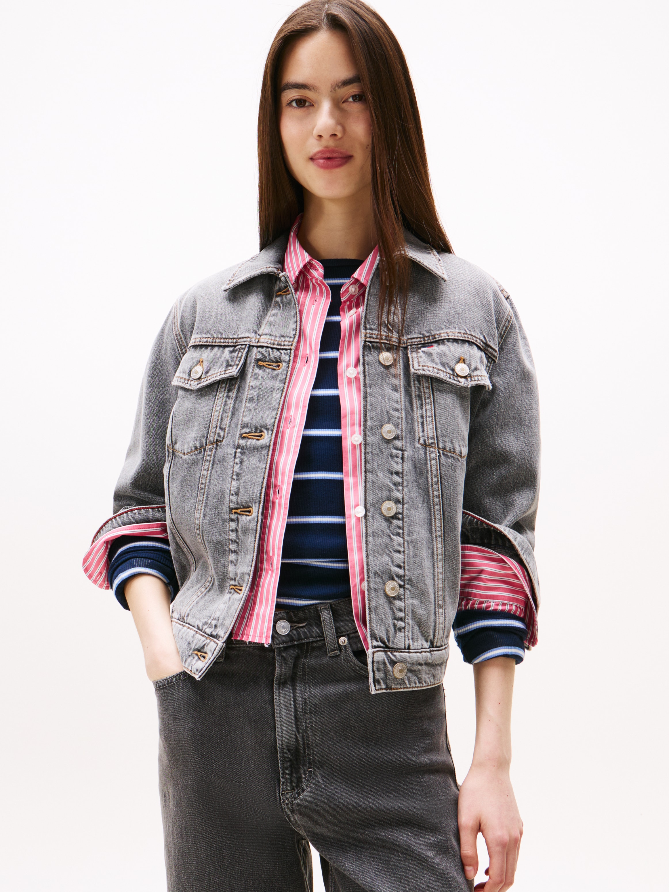 Image of Tommy Jeans Jeansjacke "CLSSC TRCKR JCKT RWB EXT DI6078"