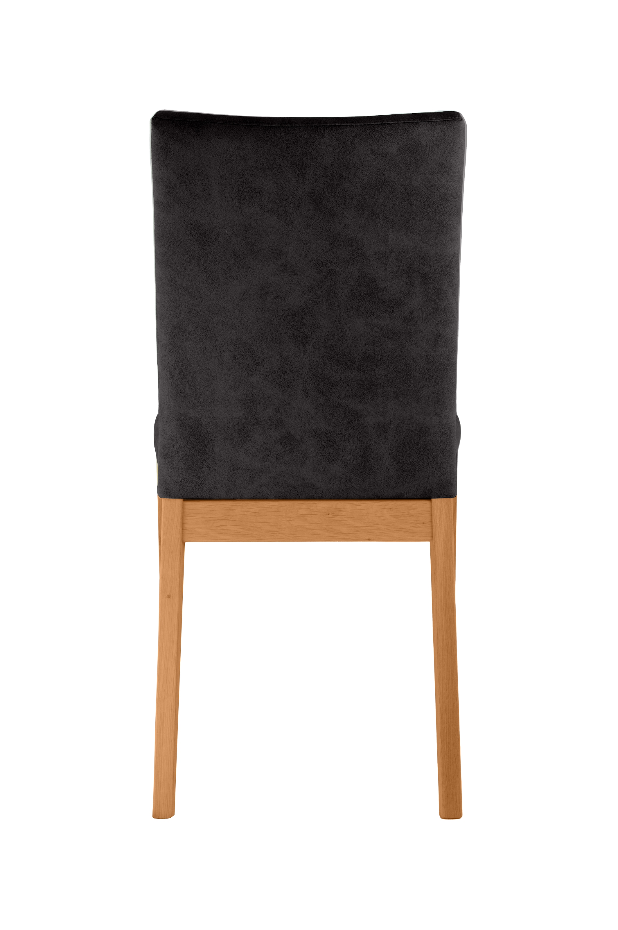 Home affaire 4-Fussstuhl »Dendres«, (Set), 2 St., Microfaser, Sitz und Ruecken gepolstert