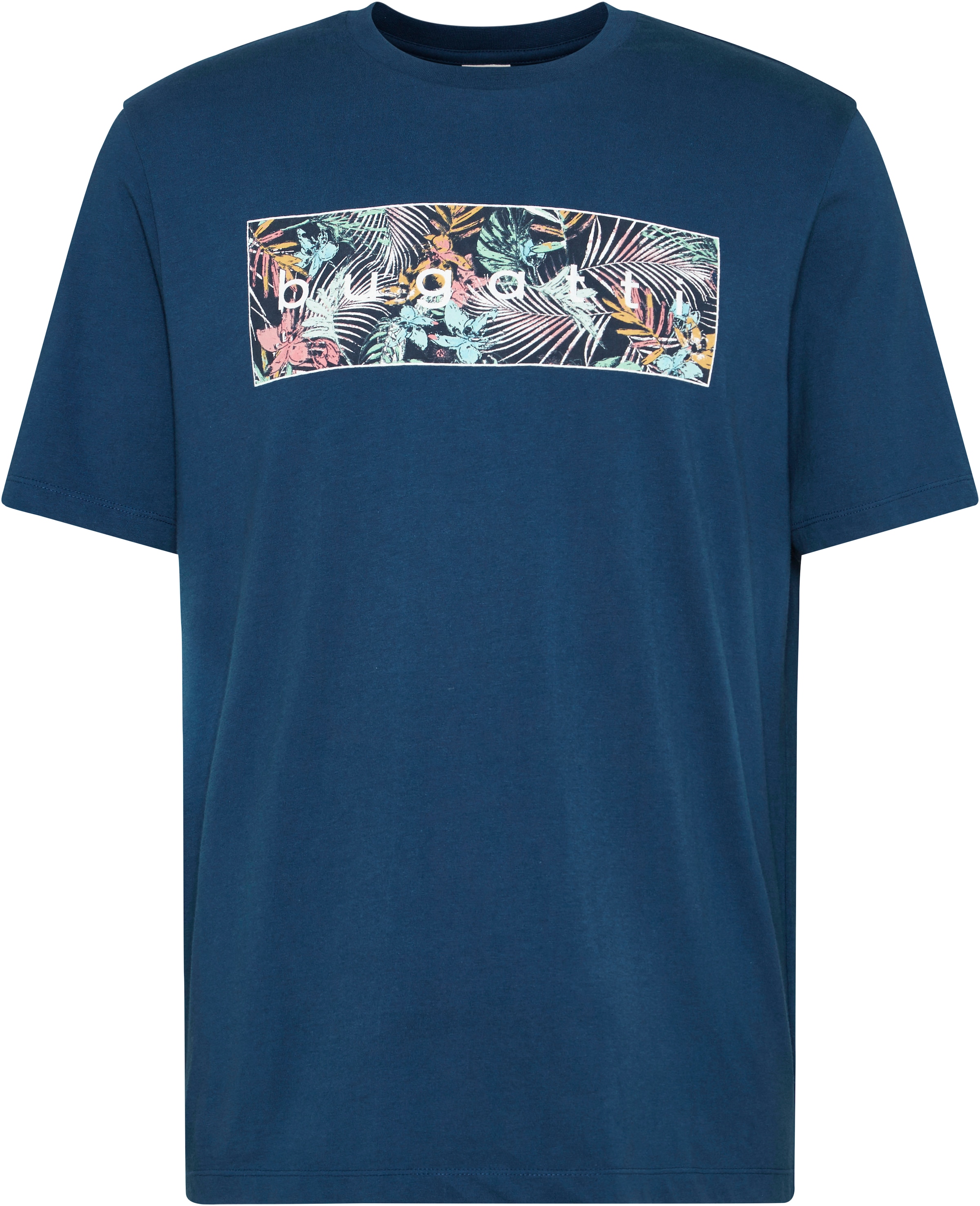versandkostenfrei auf modischem T-Shirt, ♕ mit bugatti Frontprint