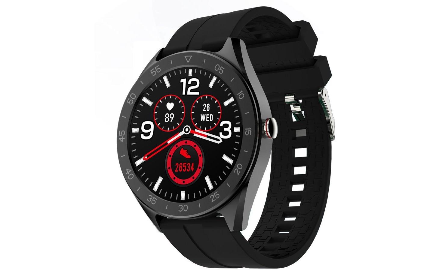 Image of Lenovo Smartwatch »Lenovo Sportuhr R1 Schwarz/Schwarz«, (Android Wear) bei Ackermann Versand Schweiz