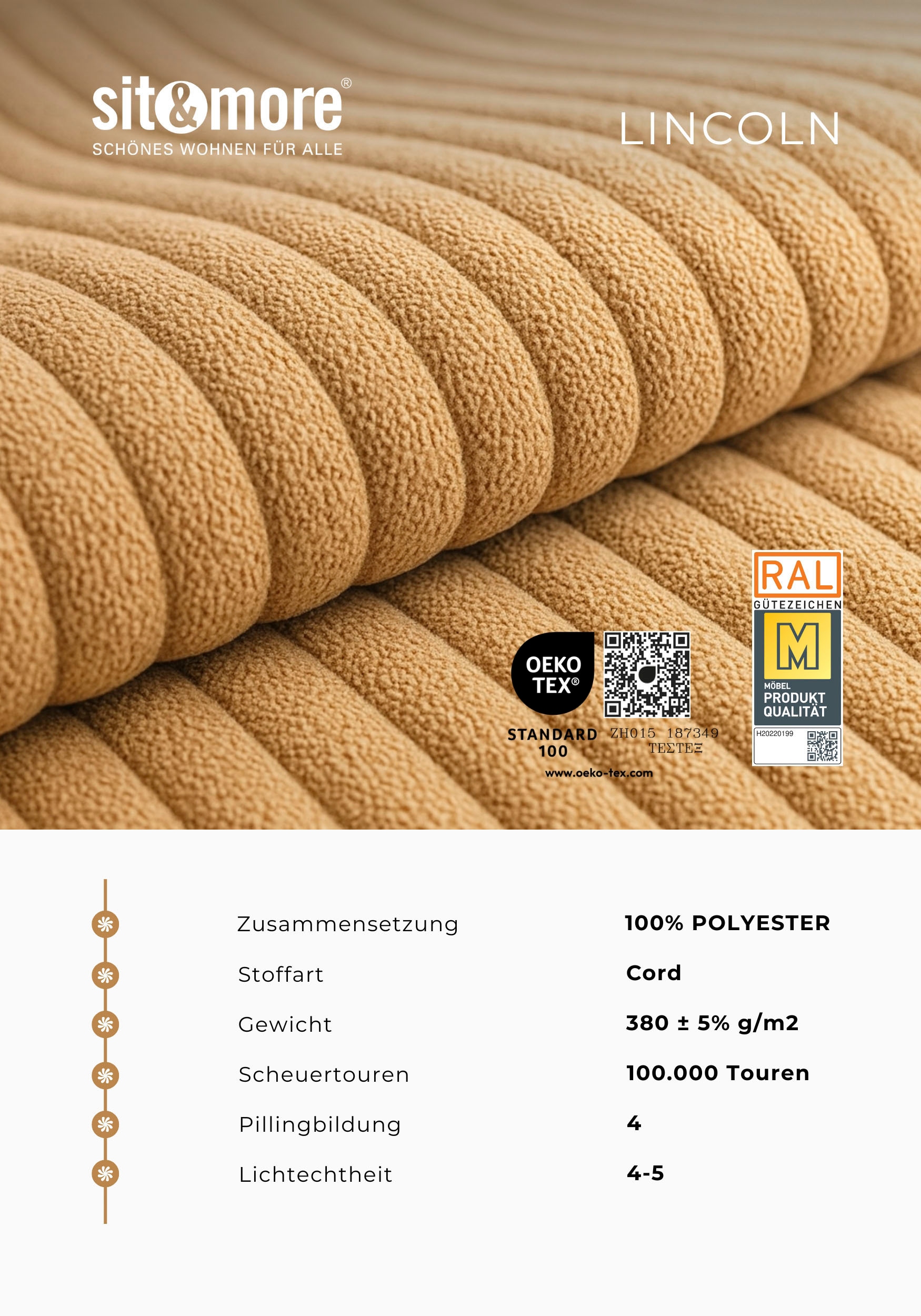 sit&more Coussin de canapé »Chelsea« zur Auswahl Sets mit 2 oder 3 Stück