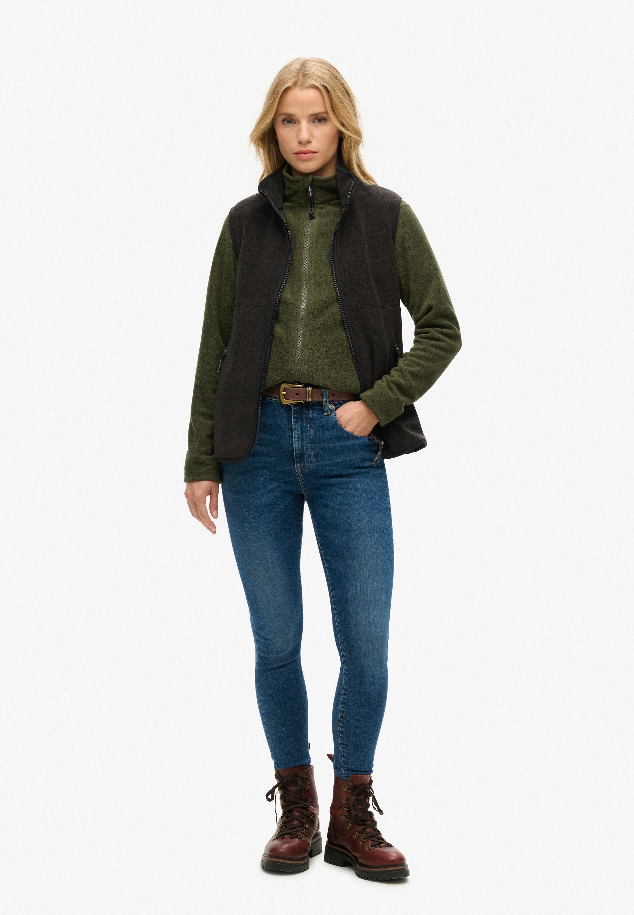 Superdry Sweatjacke »POLAR FLEECE FULL ZIP«