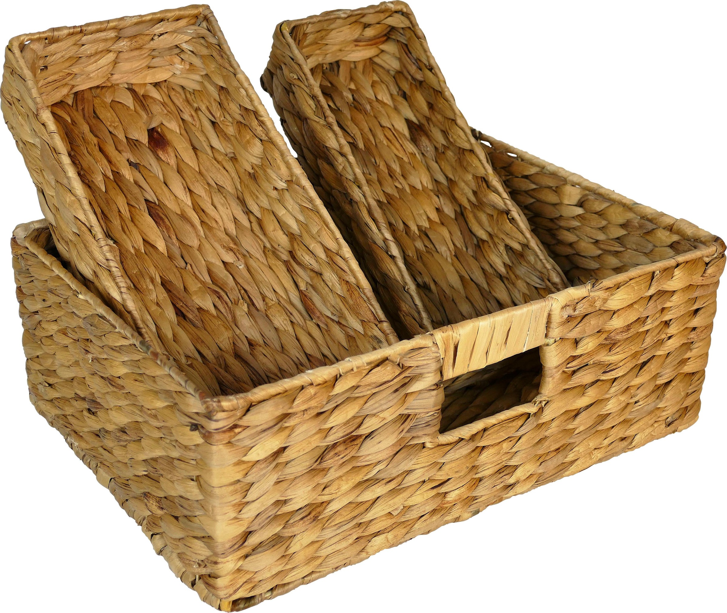 Image of Home affaire Aufbewahrungskorb »Luna«, aus Wasserhyazinthe (3er Set) bei Ackermann Versand Schweiz