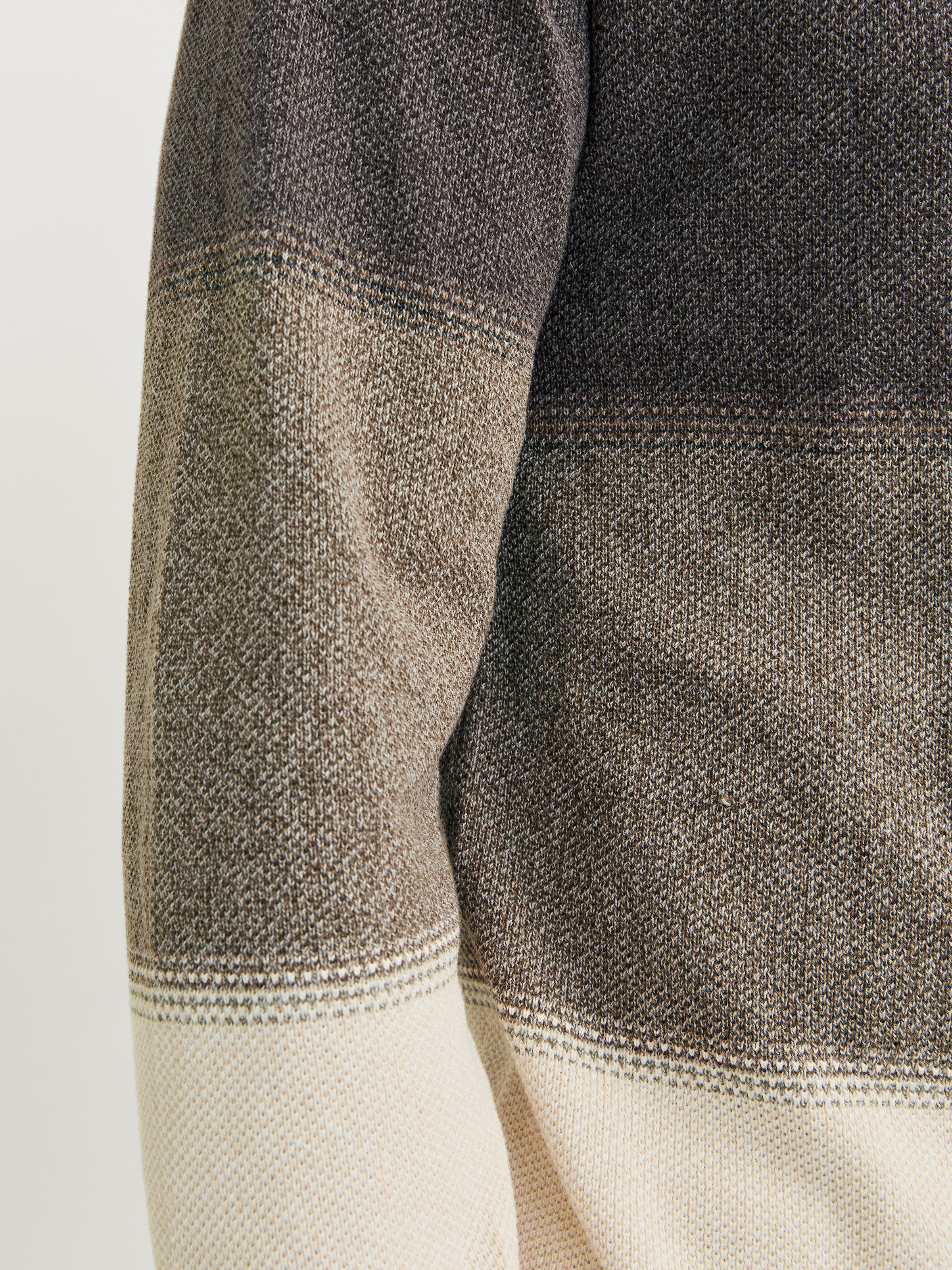 Jack & Jones Rundhalspullover »JJEHILL KNIT CREW NECK NOOS«, aus Strukturstrick