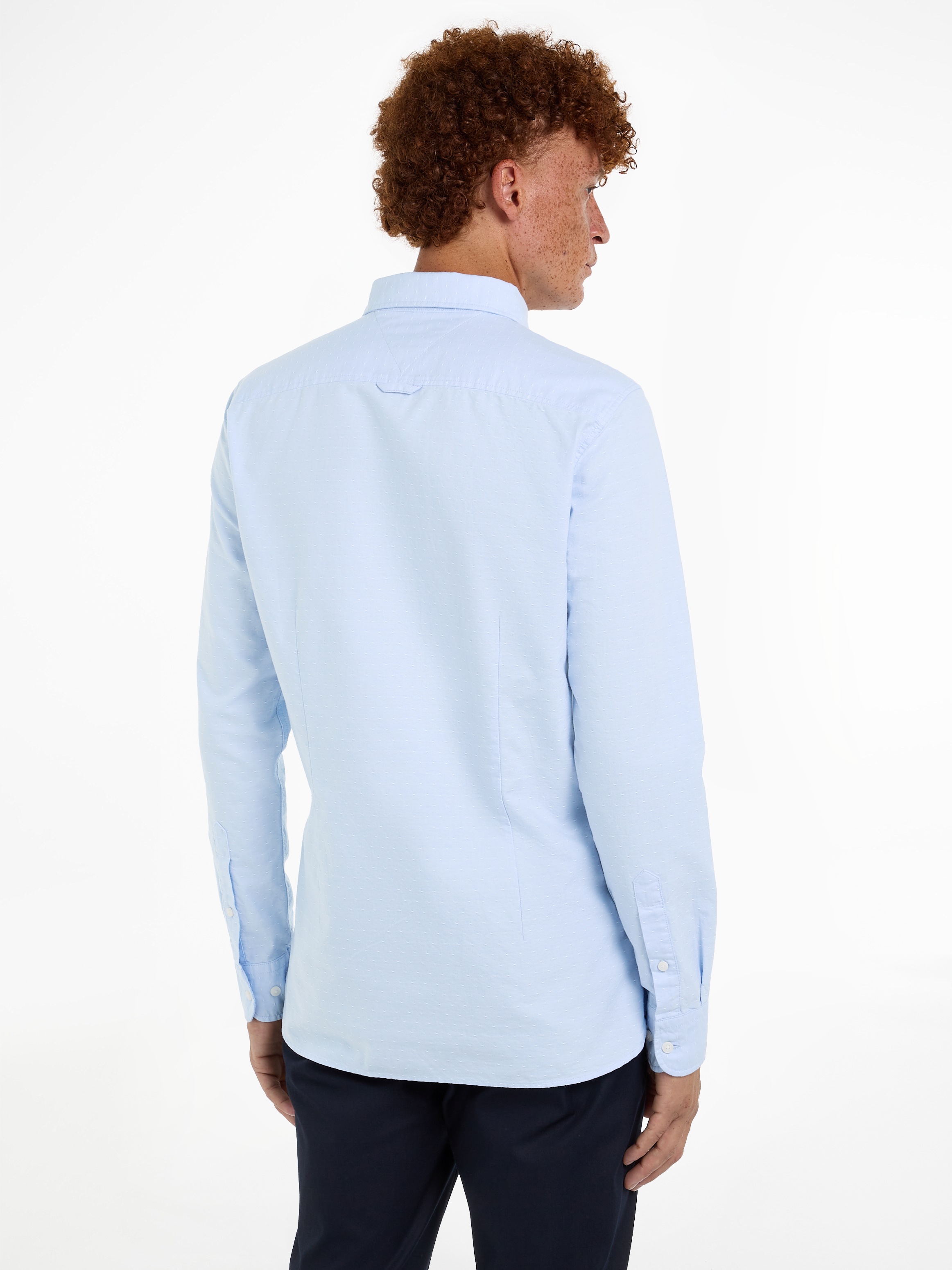 Tommy Hilfiger Langarmhemd »OXFORD DOBBY Slim Fit SHIRT«