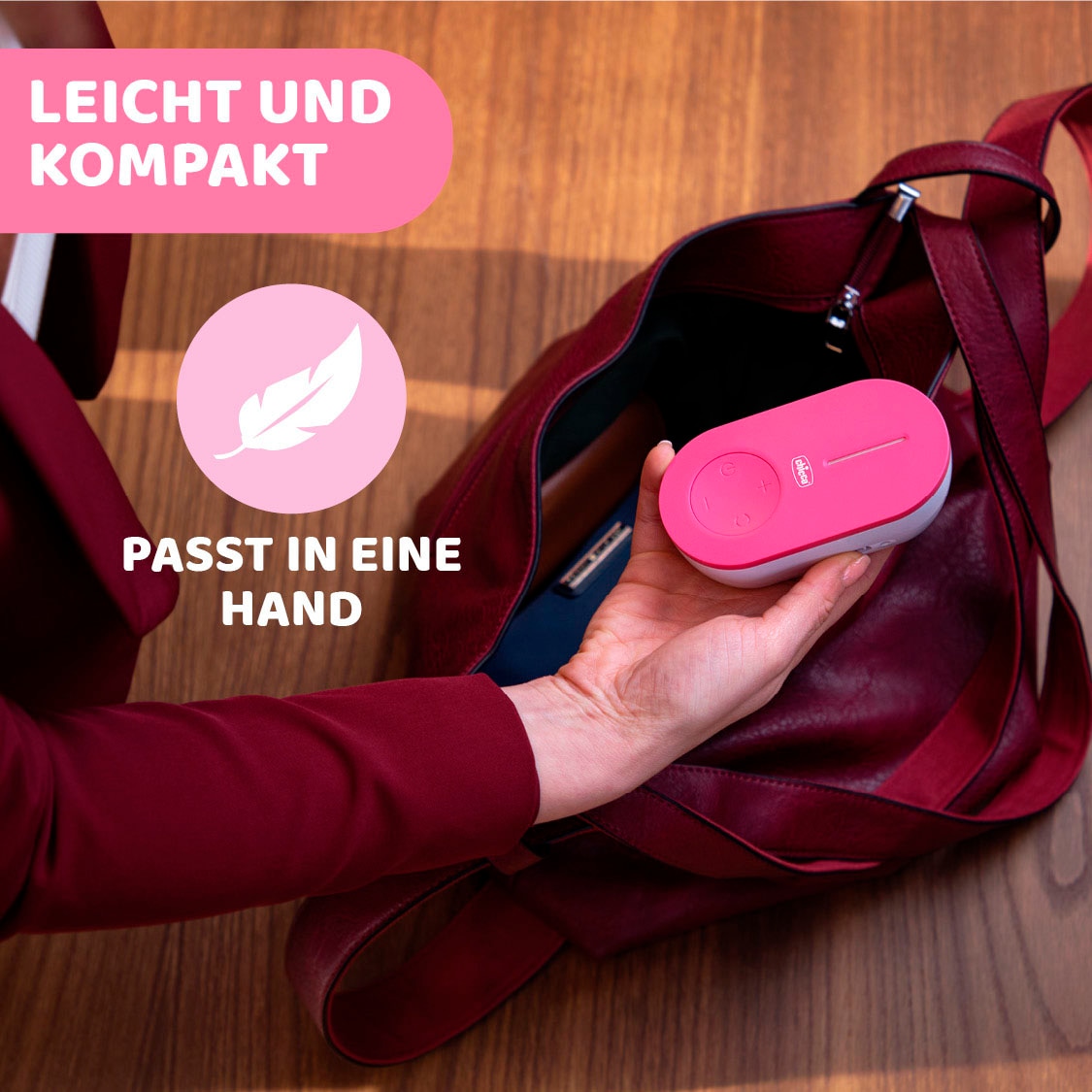 Chicco Elektrische Milchpumpe tragbar