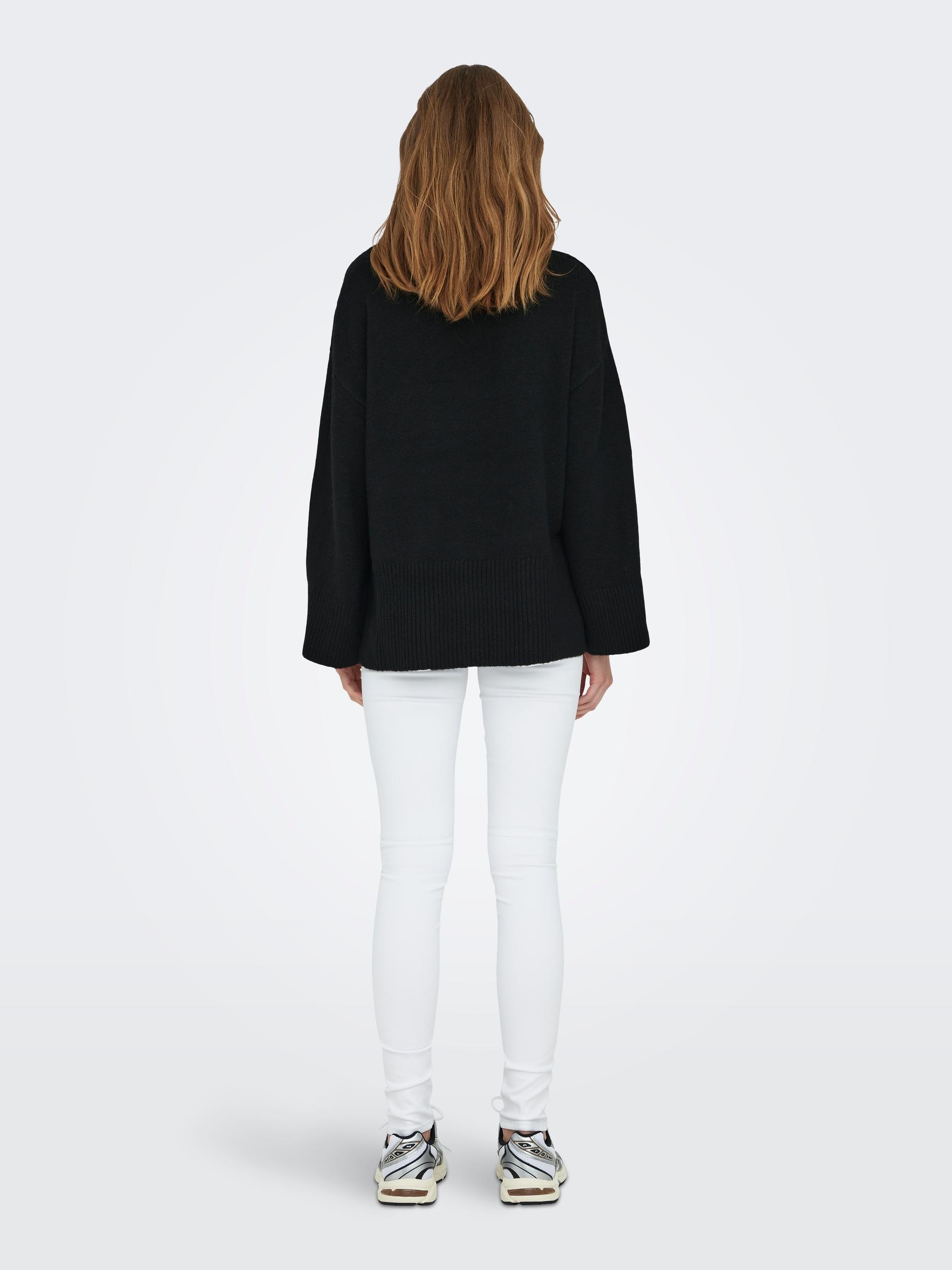 ONLY Rundhalspullover »ONLLOUISE L/S LONG PULLOVER EX KNT«