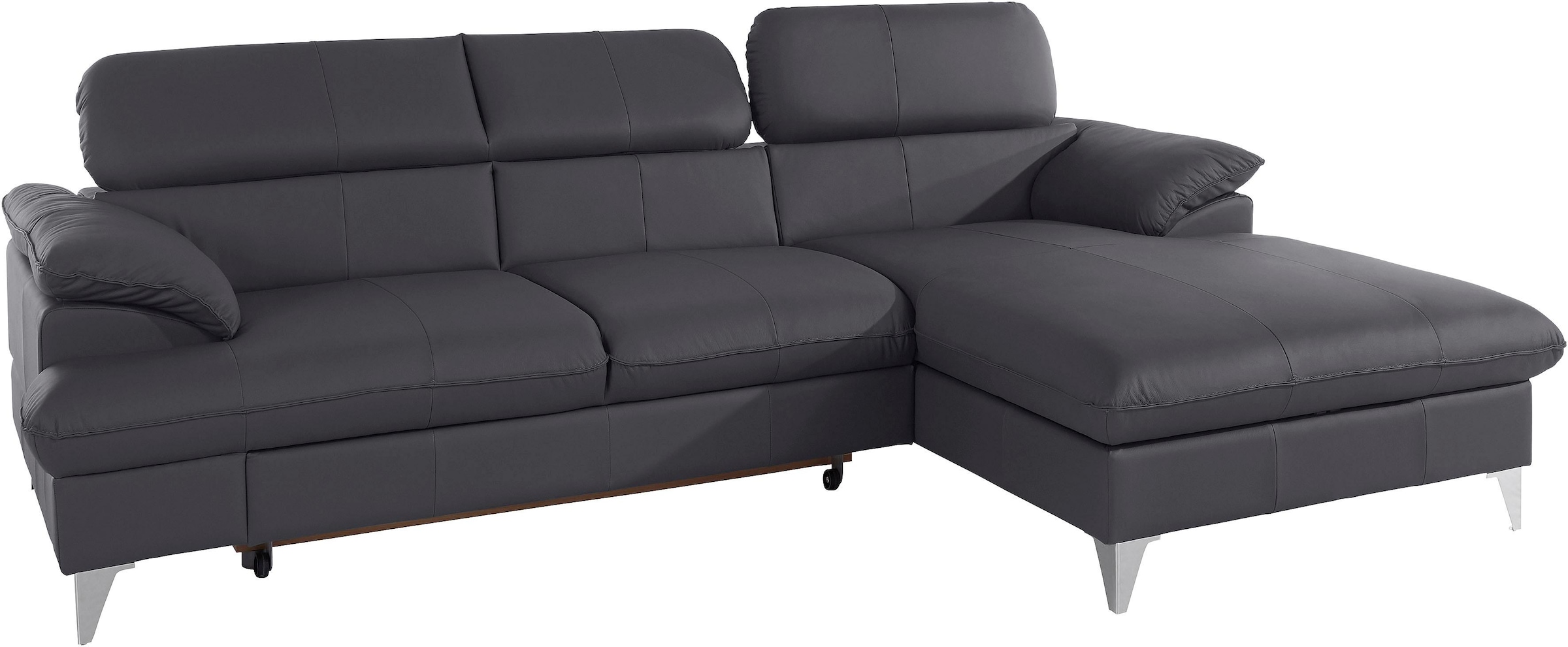 COTTA Ecksofa »Caluso L-Form«, inklusive Kopfteilverstellung, wahlweise mit Bettfunktion