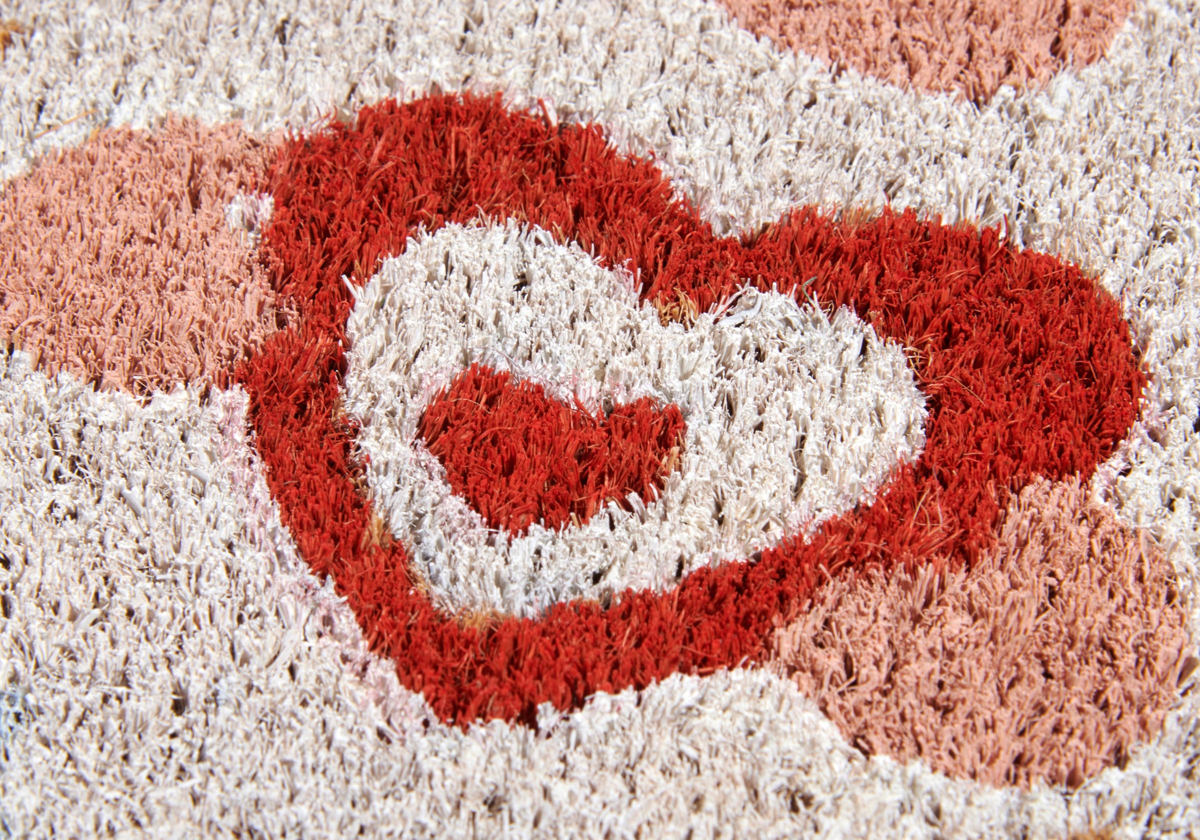 HANSE Home Fussmatte »Kokos Gnome Heart, Türmatte«, rechteckig, 15 mm Höhe, Schmutzfangmatte, Rutschfest, Outdoor, Weihnachten, Kokosmatte, Zwerg