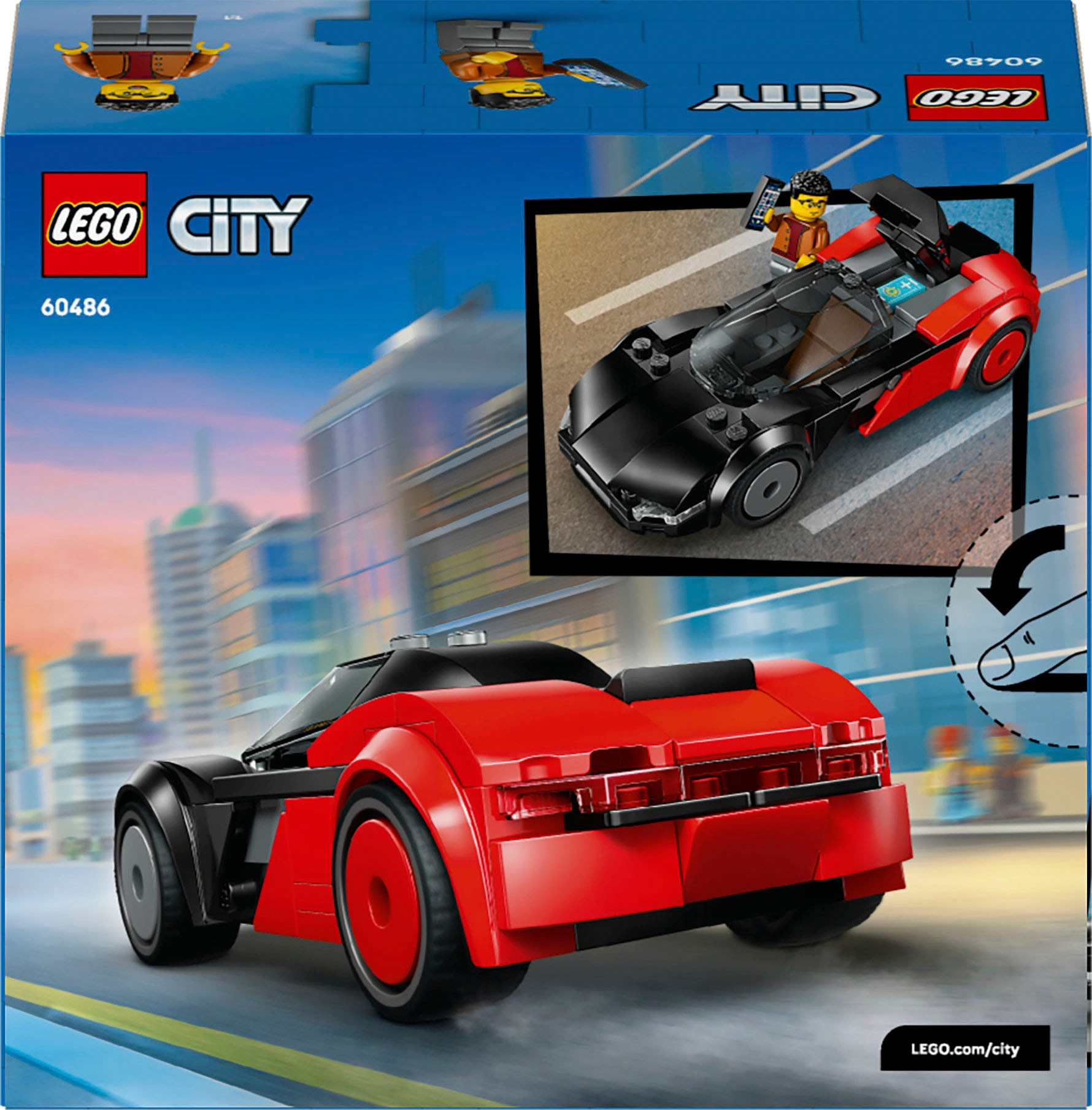 LEGO® Pions de construction »Elektro-Supersportwagen (60486), LEGO City« Made in Europe