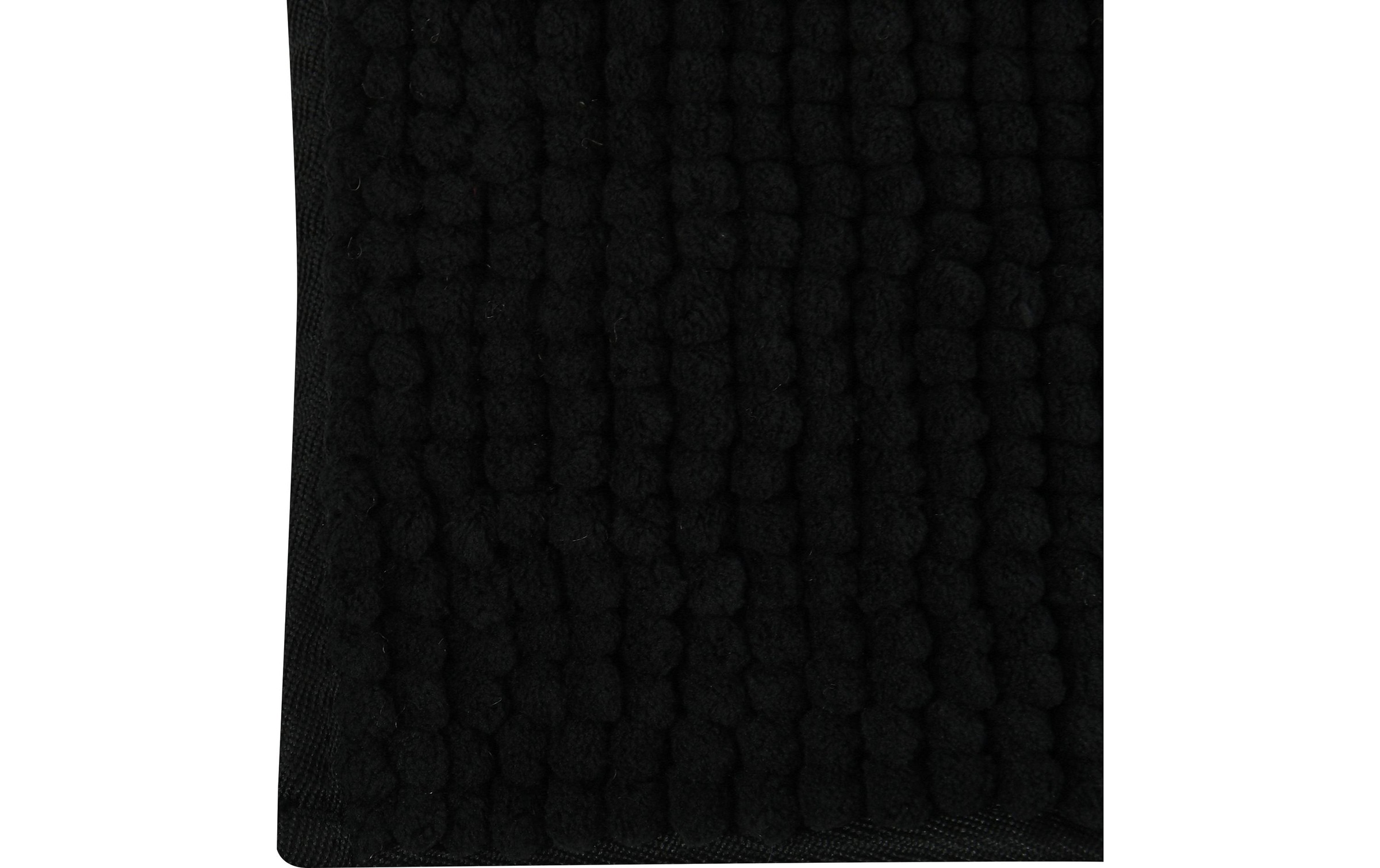 MSV Badematte »Chenille Schwarz«