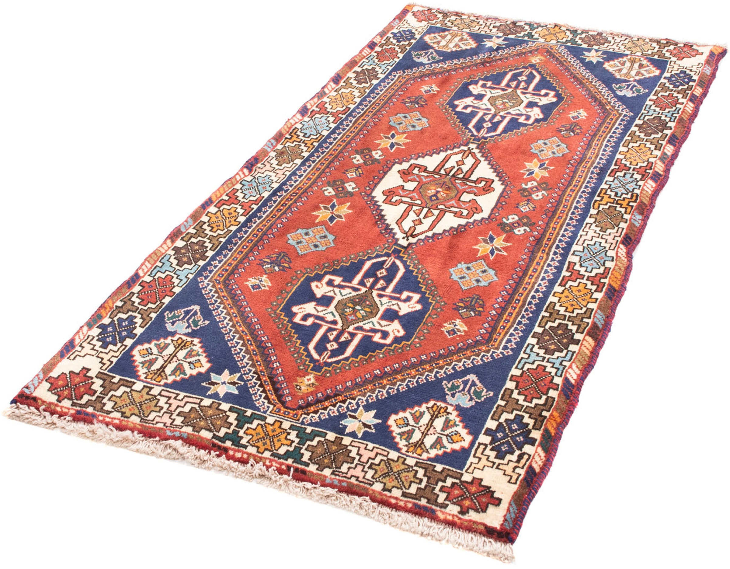 Image of morgenland Orientteppich »Perser - Nomadic - 159 x 76 cm - dunkelrot«, rechteckig, 10 mm Höhe, Wohnzimmer, Handgeknüpft, Einzelstück mit Zertifikat bei Ackermann Versand Schweiz