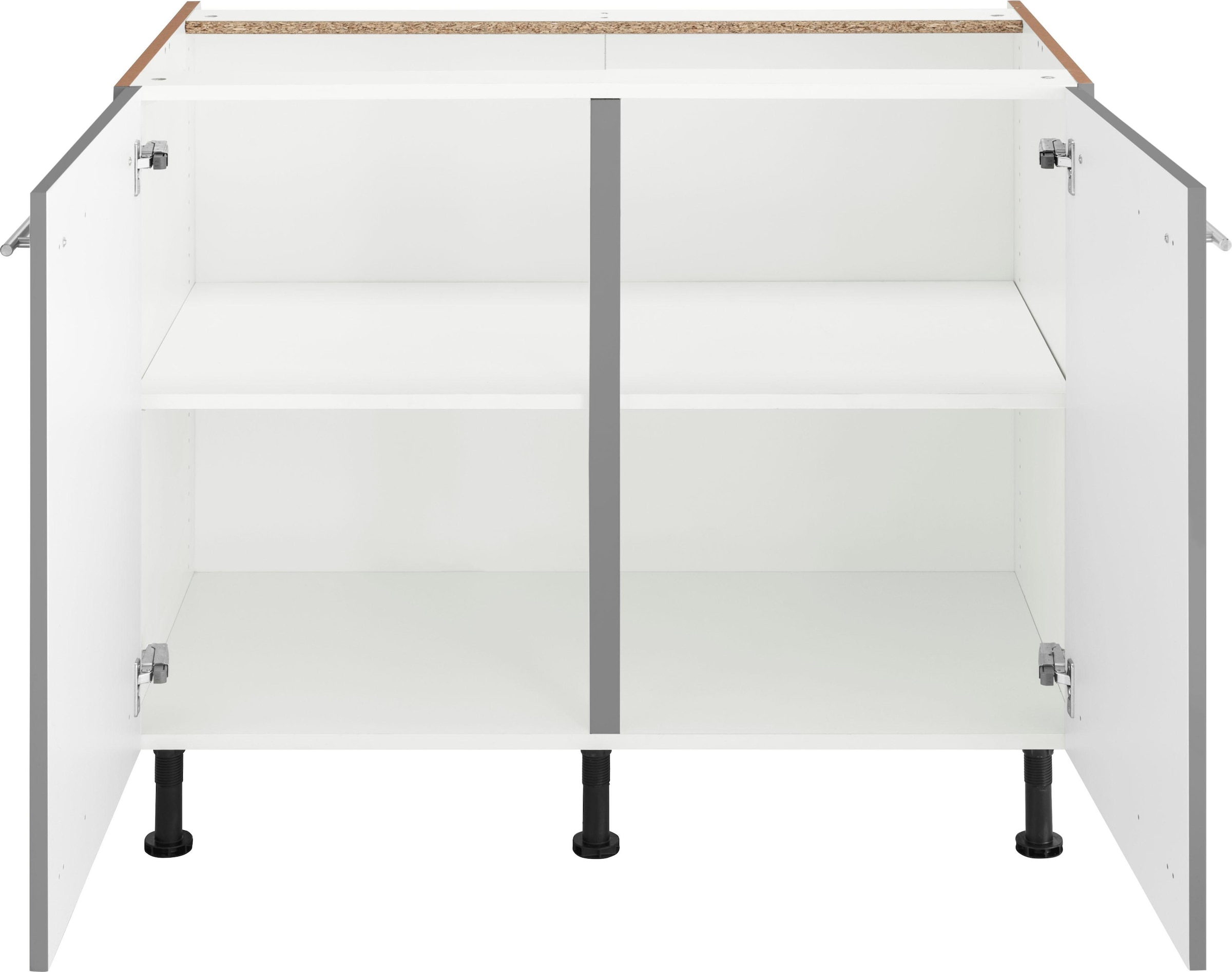 OPTIFIT Unterschrank »Bern« 100 cm breit, mit 2 Türen, mit höhenverstellbaren Füssen