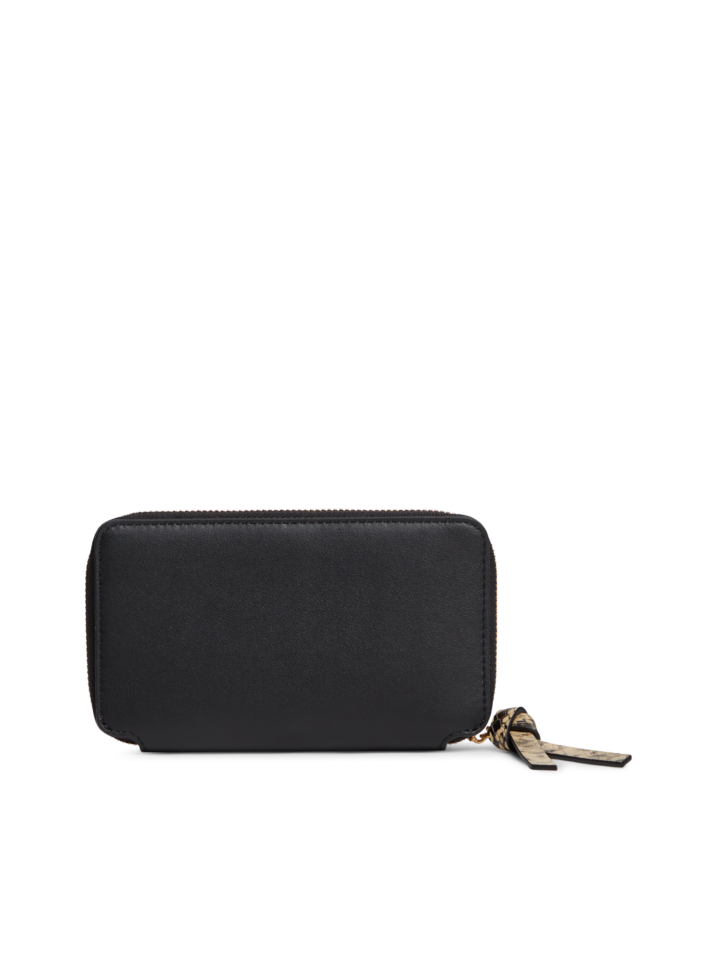 Tommy Hilfiger Porte-monnaie »TH LEATHER MED ZA WALLET« Portefeuille femme, porte-monnaie avec logo doré