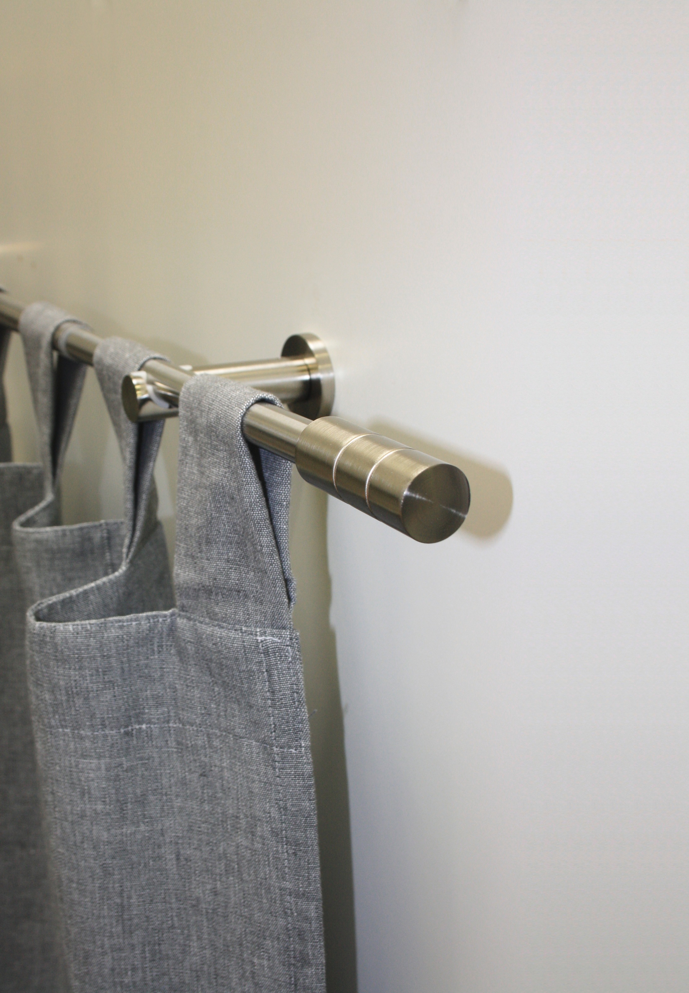 GARDINIA Embout de tringle à rideaux »Zylinder« Serie Gardinenstange Kira