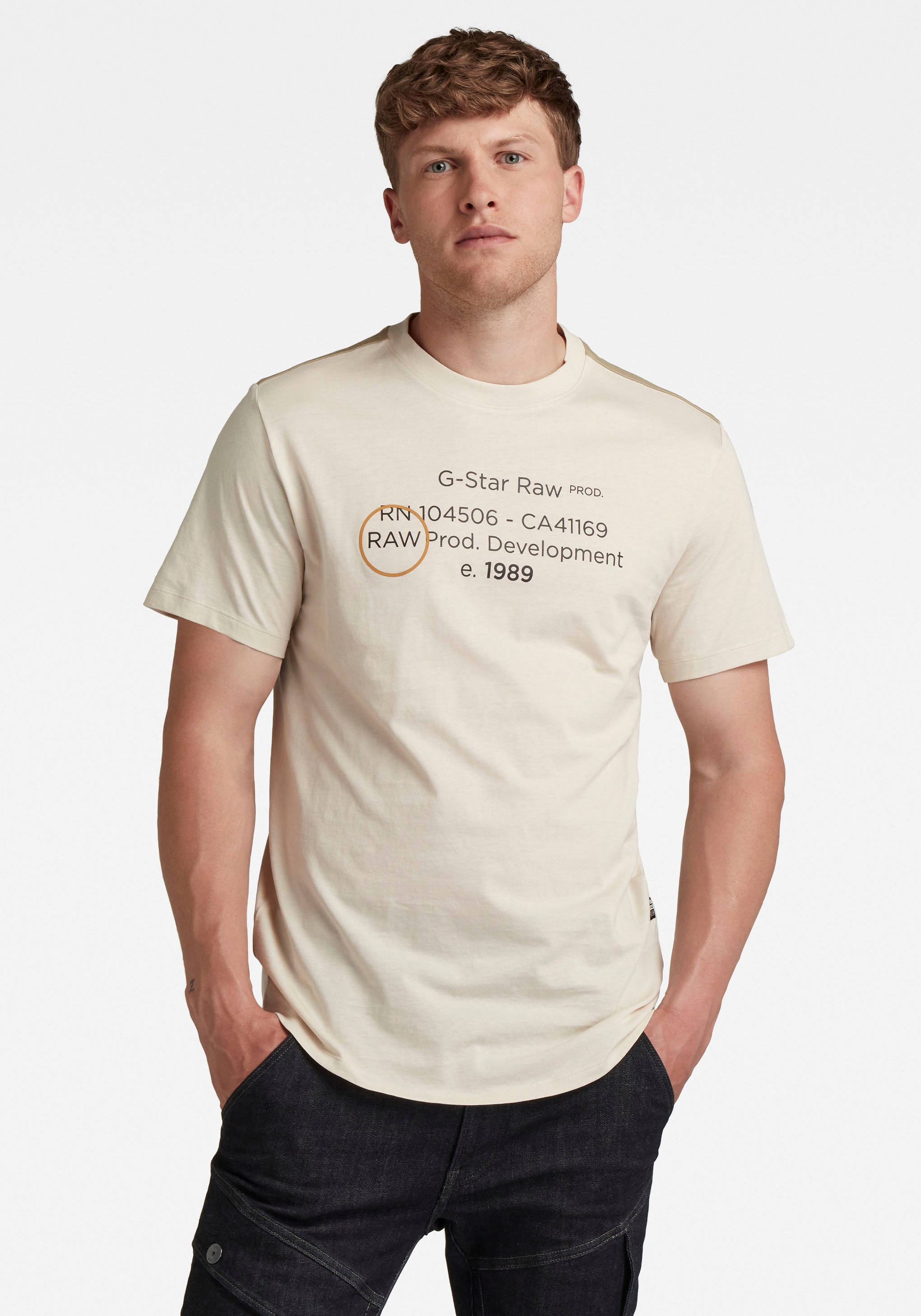 Image of G-Star RAW Rundhalsshirt »Lash txt Graphic« bei Ackermann Versand Schweiz