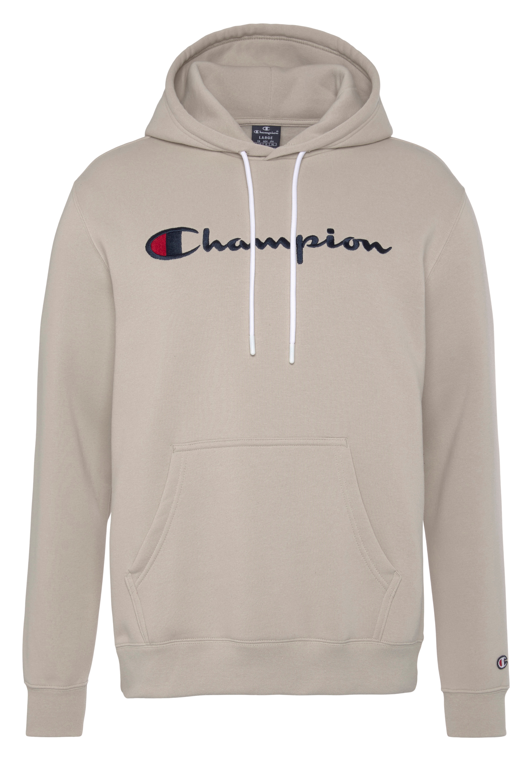 Finde Champion Sweatshirt »Classic Hooded Sweatshirt large Log« auf