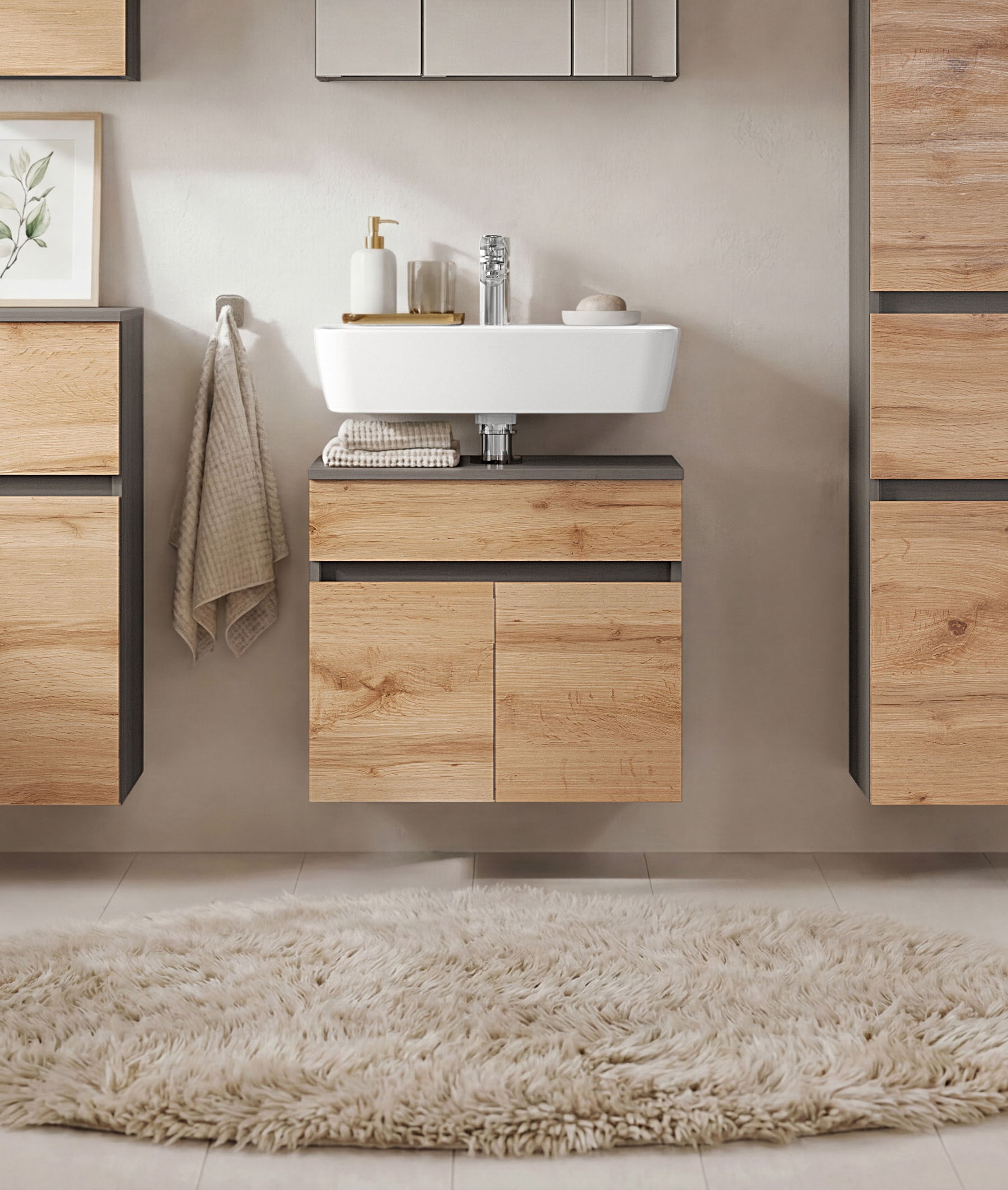 GOODproduct »BOZEN, 2-tlg. Unterbecken-Set - Seitenschrank«