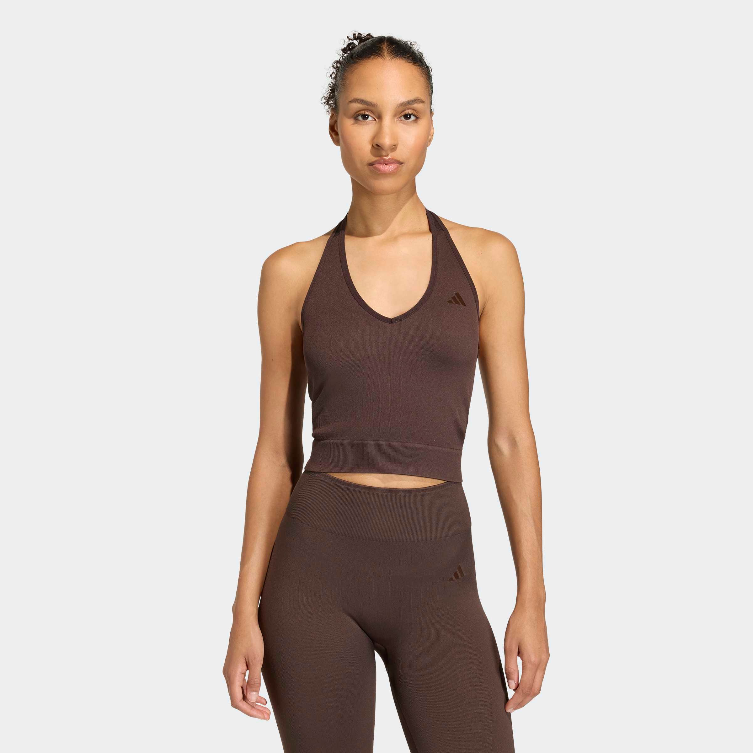 Image of adidas Performance Tanktop "WORKOUT ESSENTIALS KNIT NECKHOLDER"