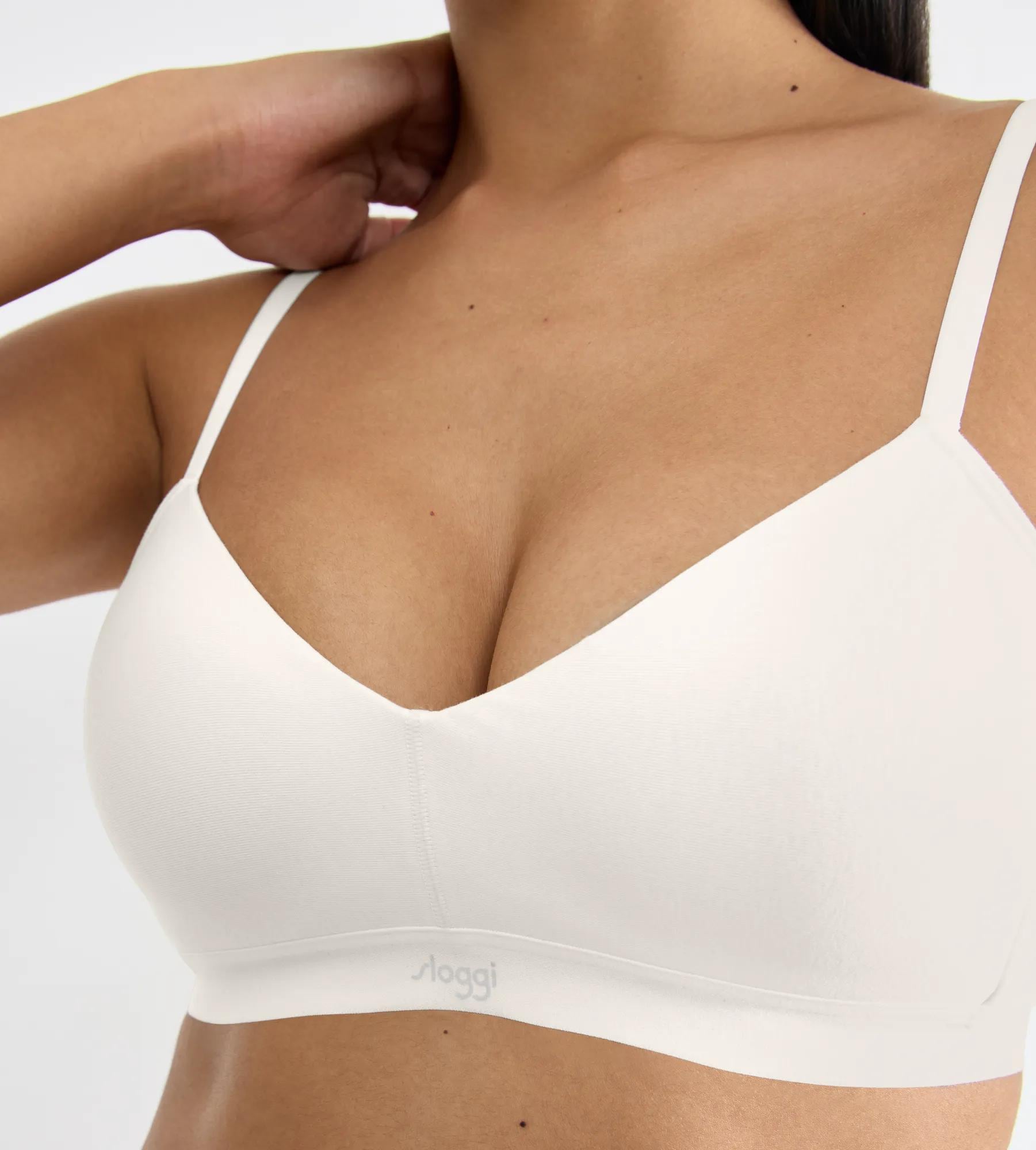 sloggi Soutiens-gorge moulés »EVER Ease« régulateur de température, encolure en V, doux, mélange de coton