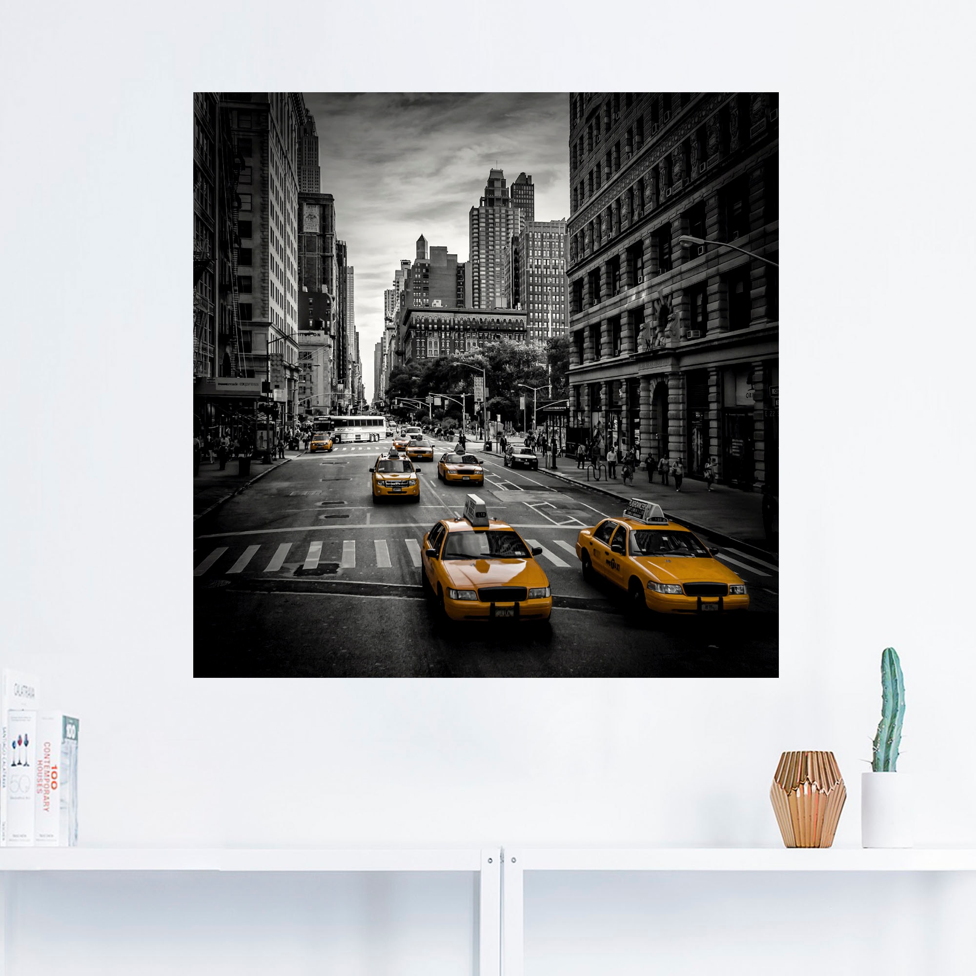 Artland Wandbild »New York in als Verkehr City versch. 5th Alubild, St.), Amerika, Avenue«, Leinwandbild, oder (1 Grössen Poster kaufen Wandaufkleber