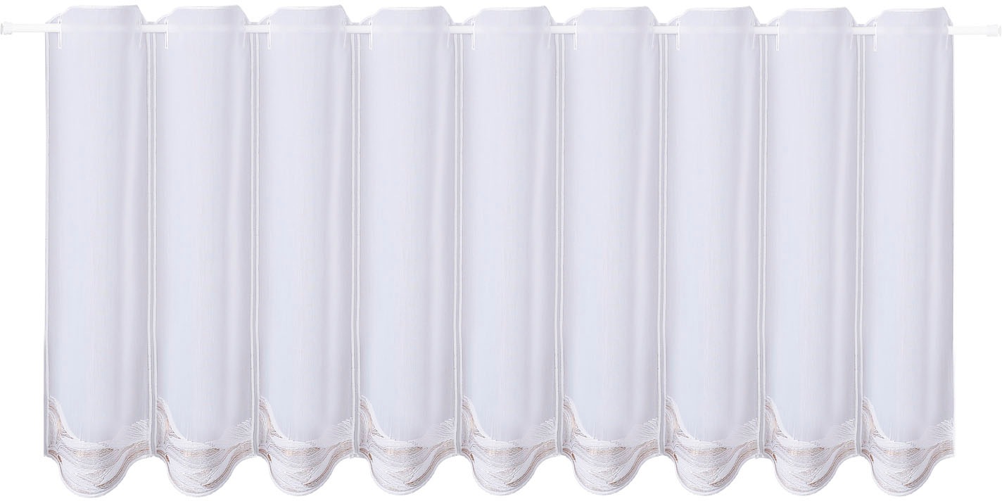 Image of Gerster Scheibengardine nach Mass »Ilana«, (1 St.), Stickereipanneau unten farbig bestickt bei Ackermann Versand Schweiz