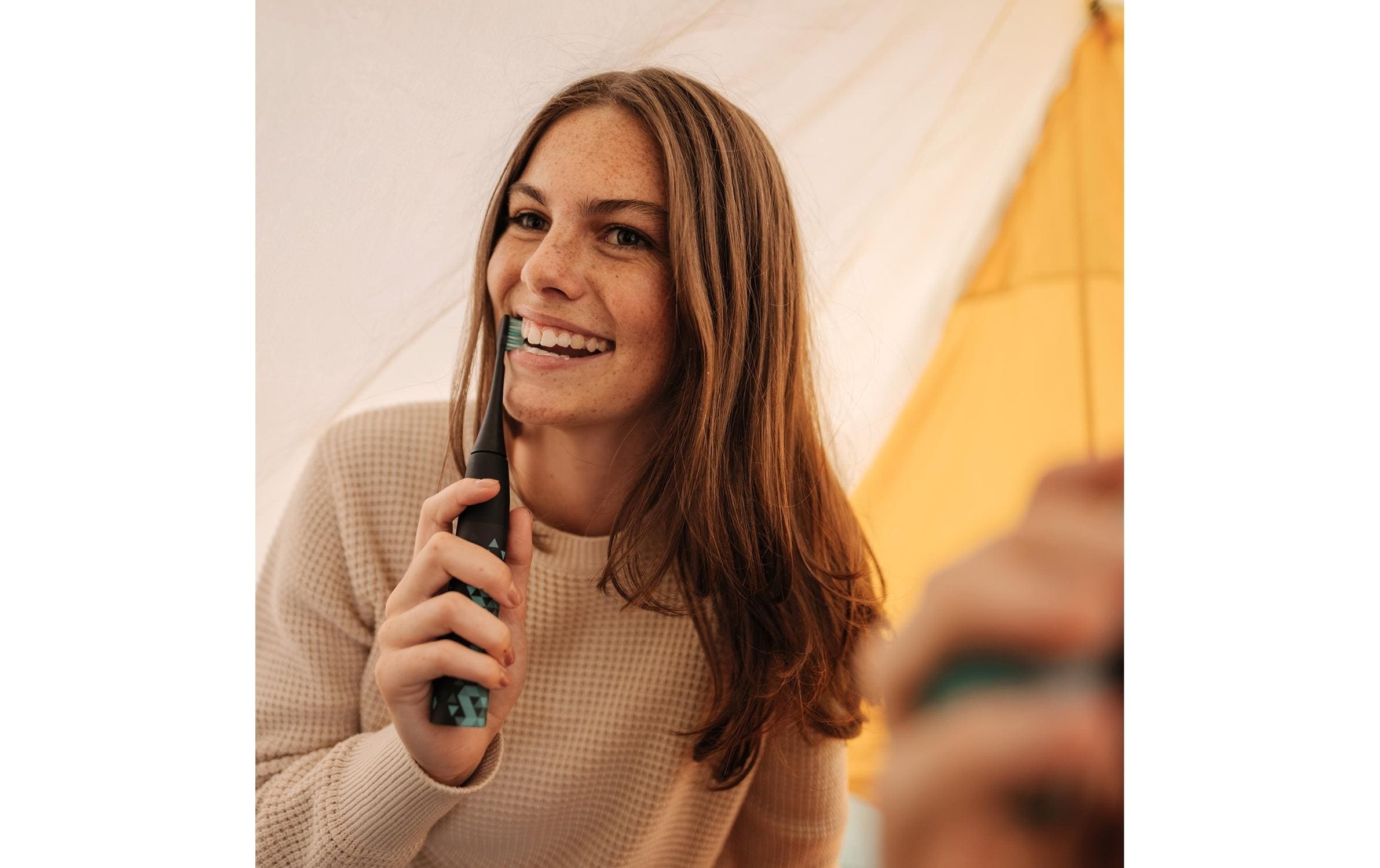 happybrush Schall-Zahnreinigungsgerät »ECO V3«
