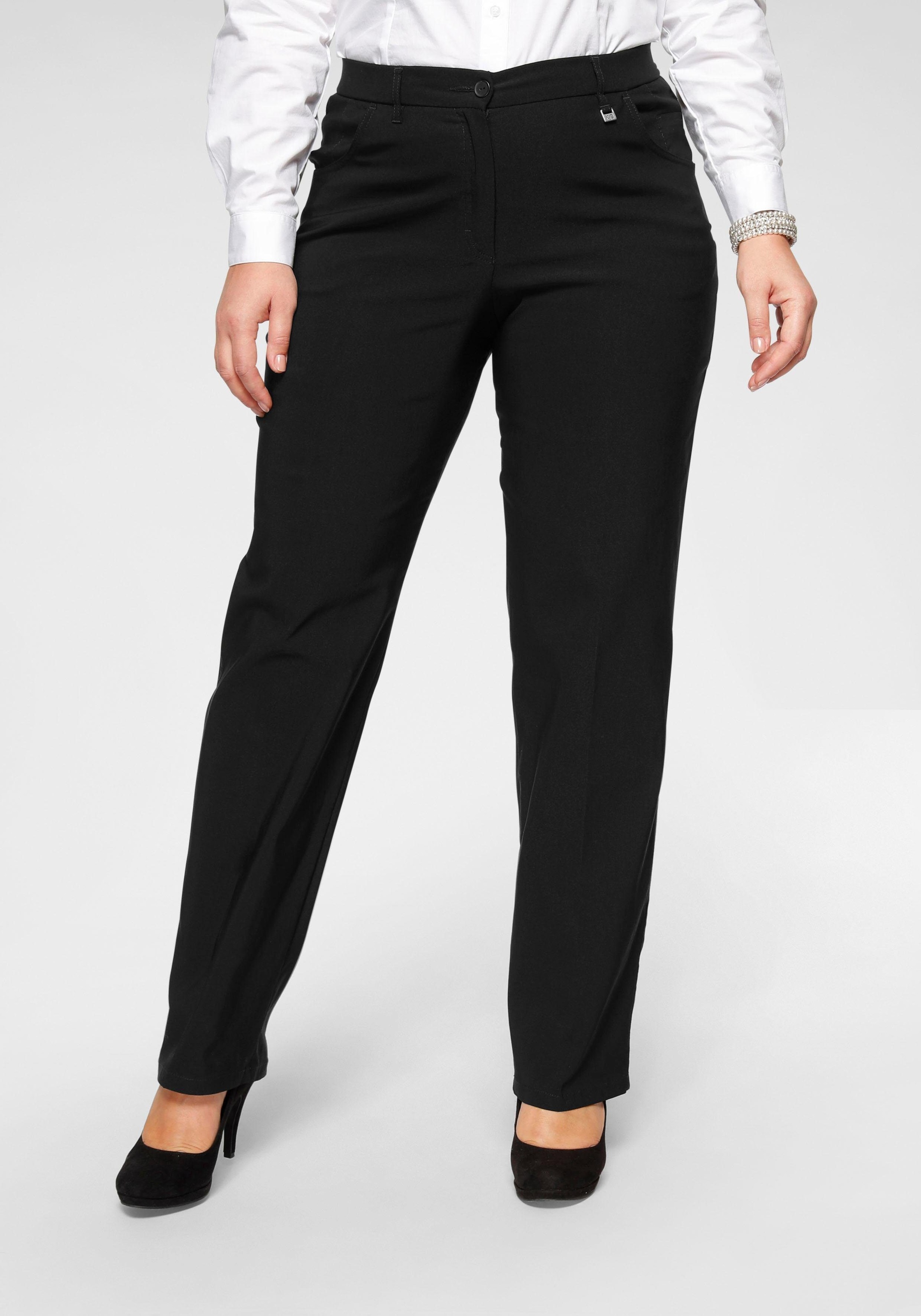 Image of KjBRAND Stretch-Hose "Babsie Bengaline: Bequemer Oberschenkel" aus Stretch-Material