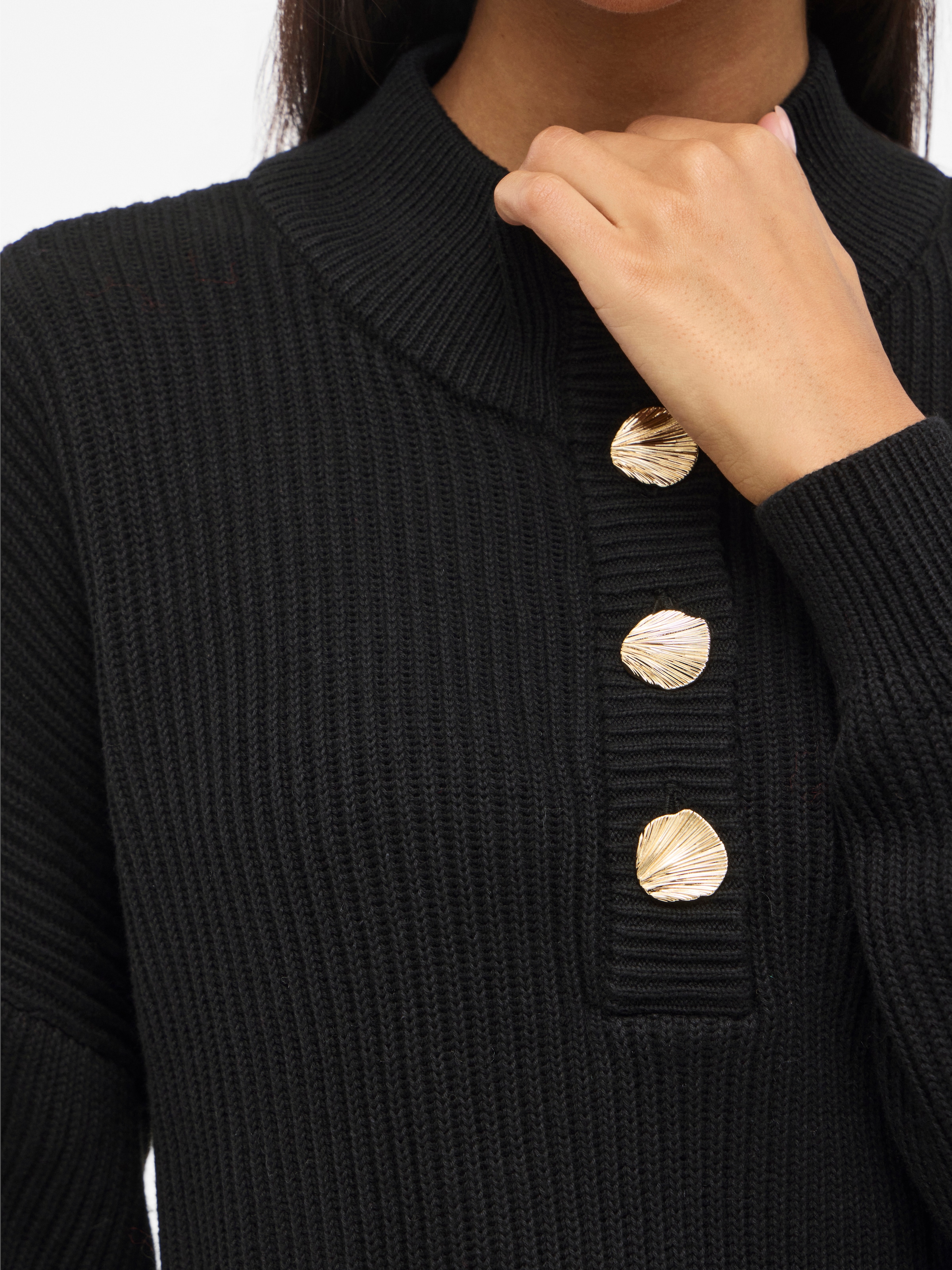 Vila Pull à col montant »VICHING CREW NECK L/S KNIT TOP - NOOS«