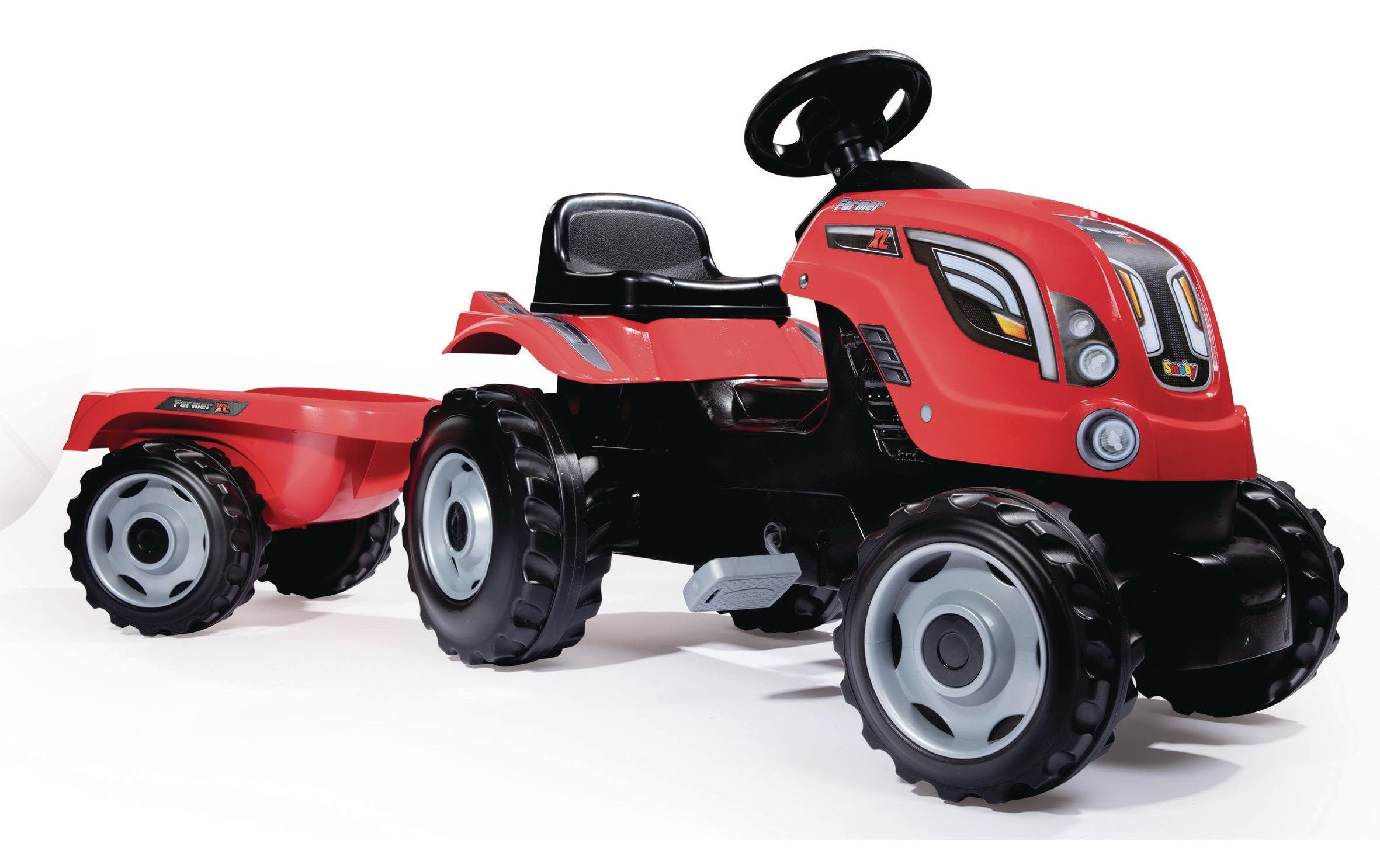 Image of Smoby Trettraktor »Farmer XL, rot«, mit Anhänger bei Ackermann Versand Schweiz