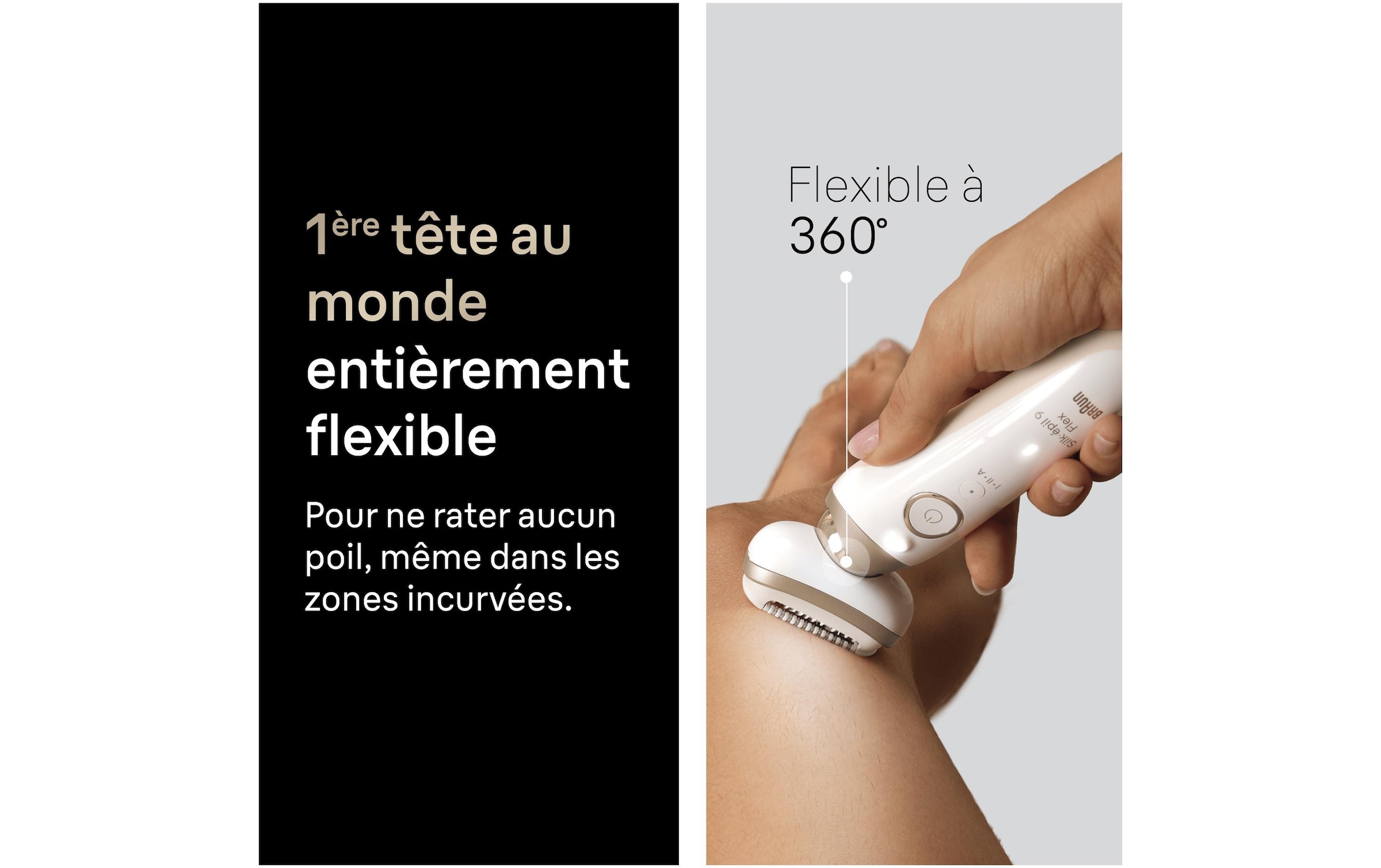 Braun Épilateur »Silk-épil 9 SES9-060 3D« 360° Flex, Wet & Dry, SmartLight, Rasieraufsatz, Trimmeraufsatz