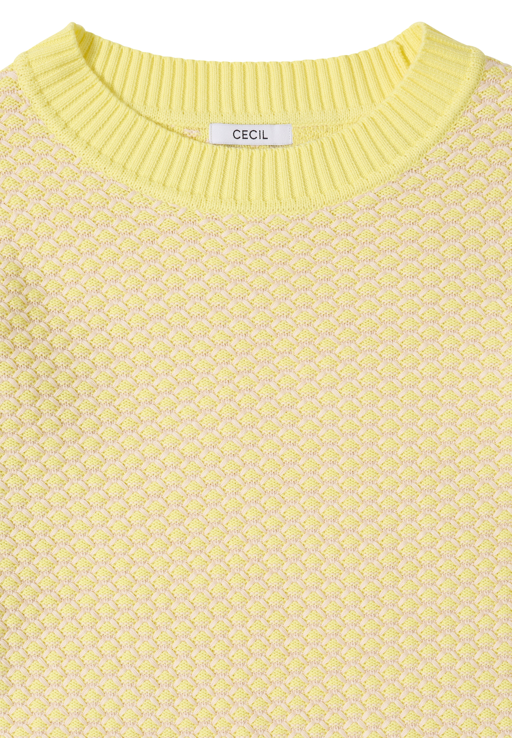 Cecil Strickpullover im Two-Tone-Stil