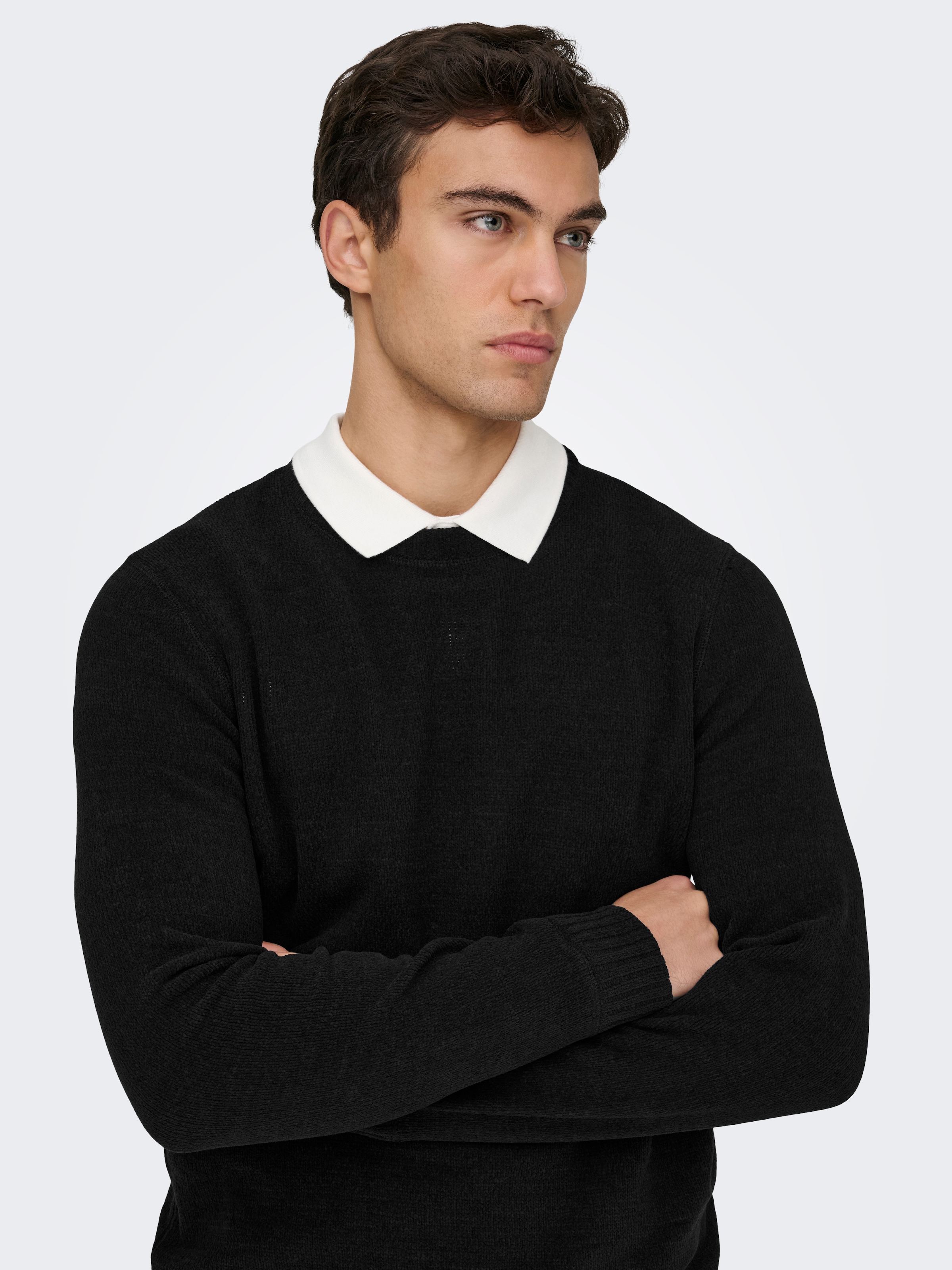 ONLY & SONS Pull en tricot »ONSETHAN LIFE REG 7 CREW KNIT«