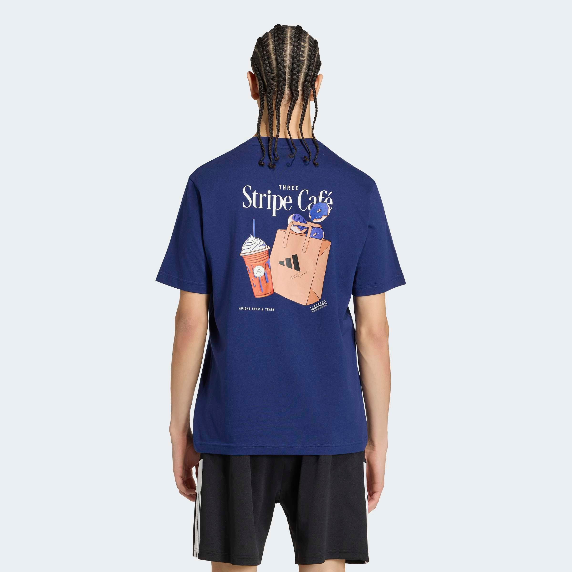 adidas Sportswear T-shirt »M DONUT BAG T« pour adultes, style sportif, en coton