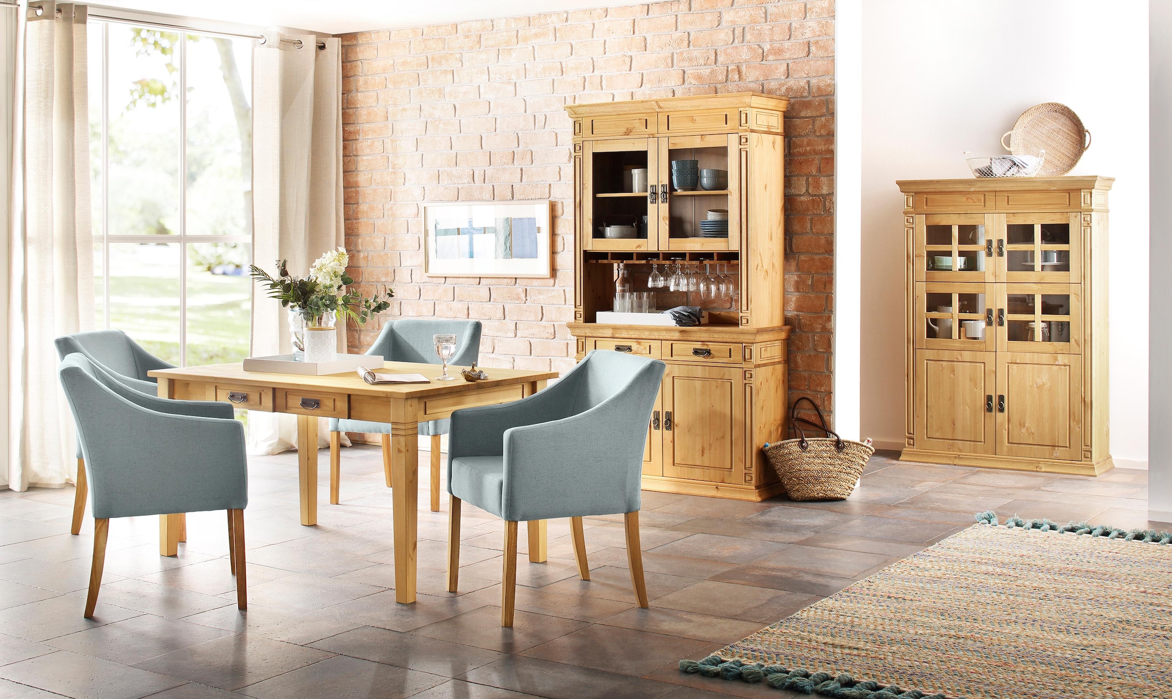 Home affaire Kommode »Vinales« Breite 112 cm aus massiver Kiefer