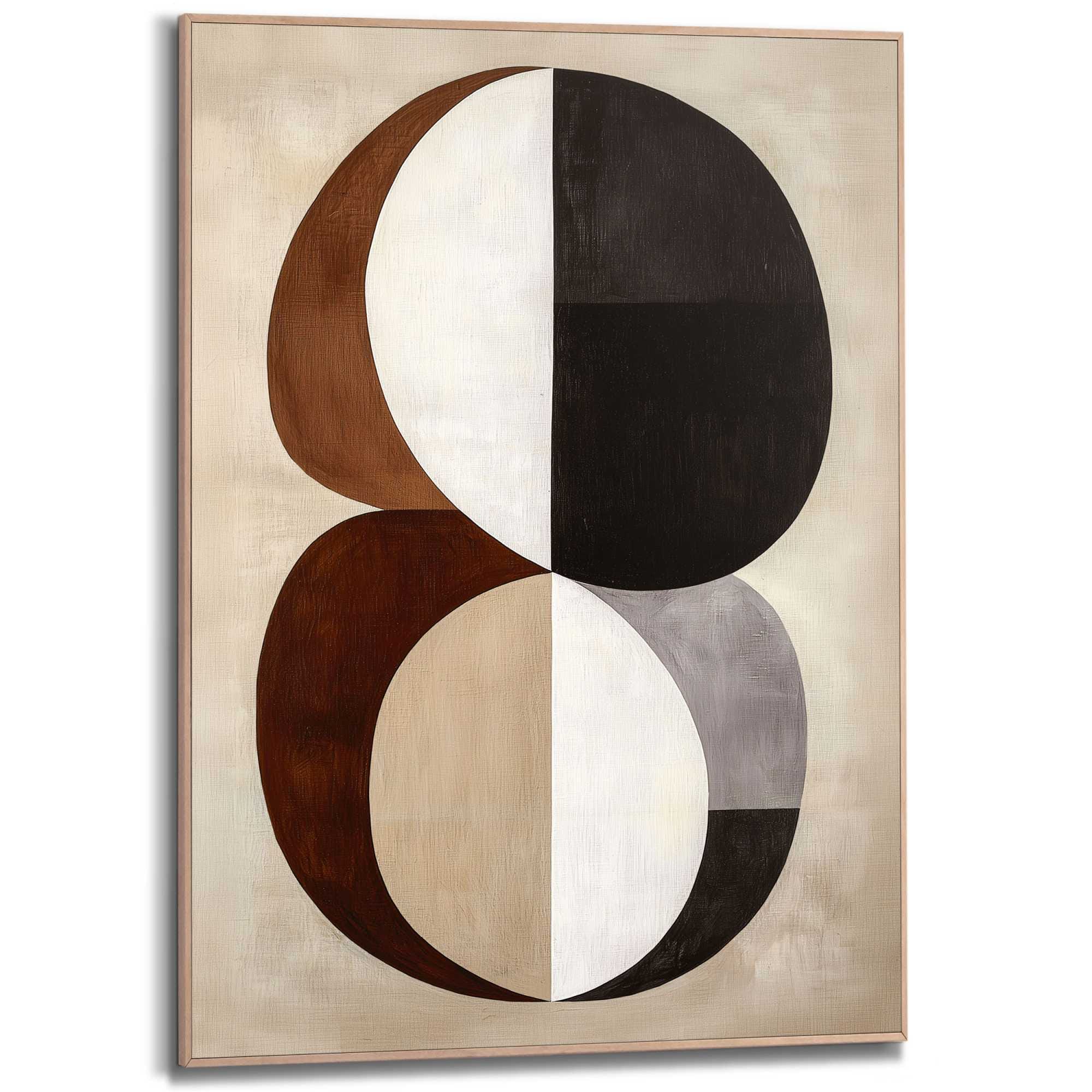 Image of Reinders Poster "Earth Essence" Wohnzimmer - Formen - Organisch - Braun - MDF - Abstrakt - 50x70 cm