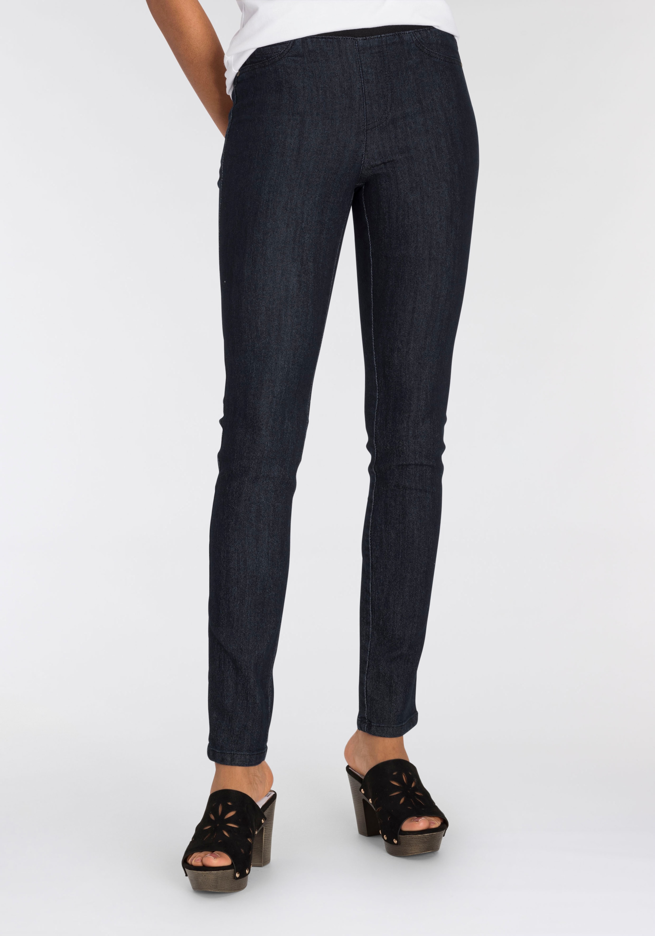 Skinny-fit-Jeans, Mid Waist Comfort-Stretch