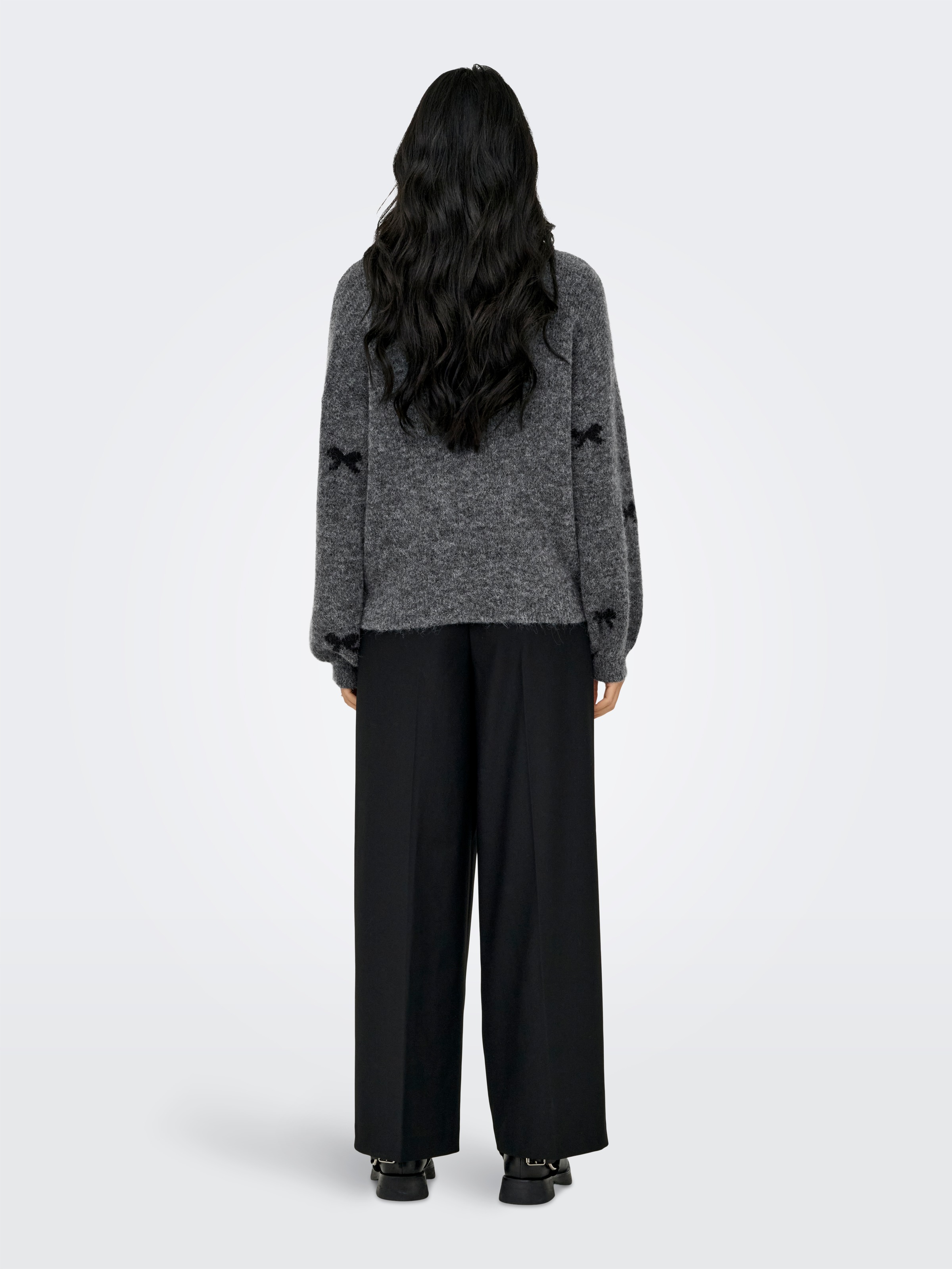 ONLY Pull à col rond »ONLBRUNHILDA LIFE LS BOW O-NECK KNT«