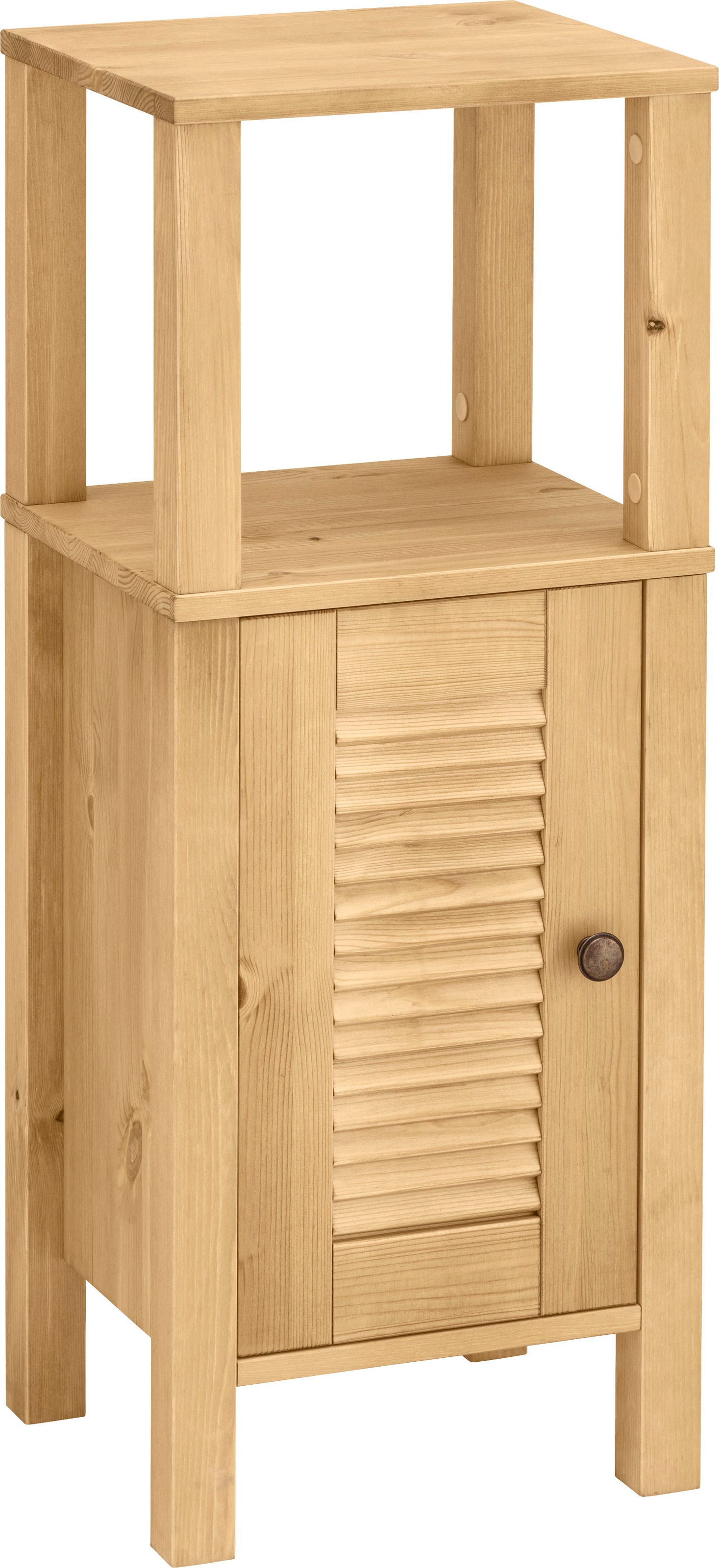 Image of GOODproduct Unterschrank "Ayanna" aus Massivholz, FSC, Lamellenfront, Breite 34 cm
