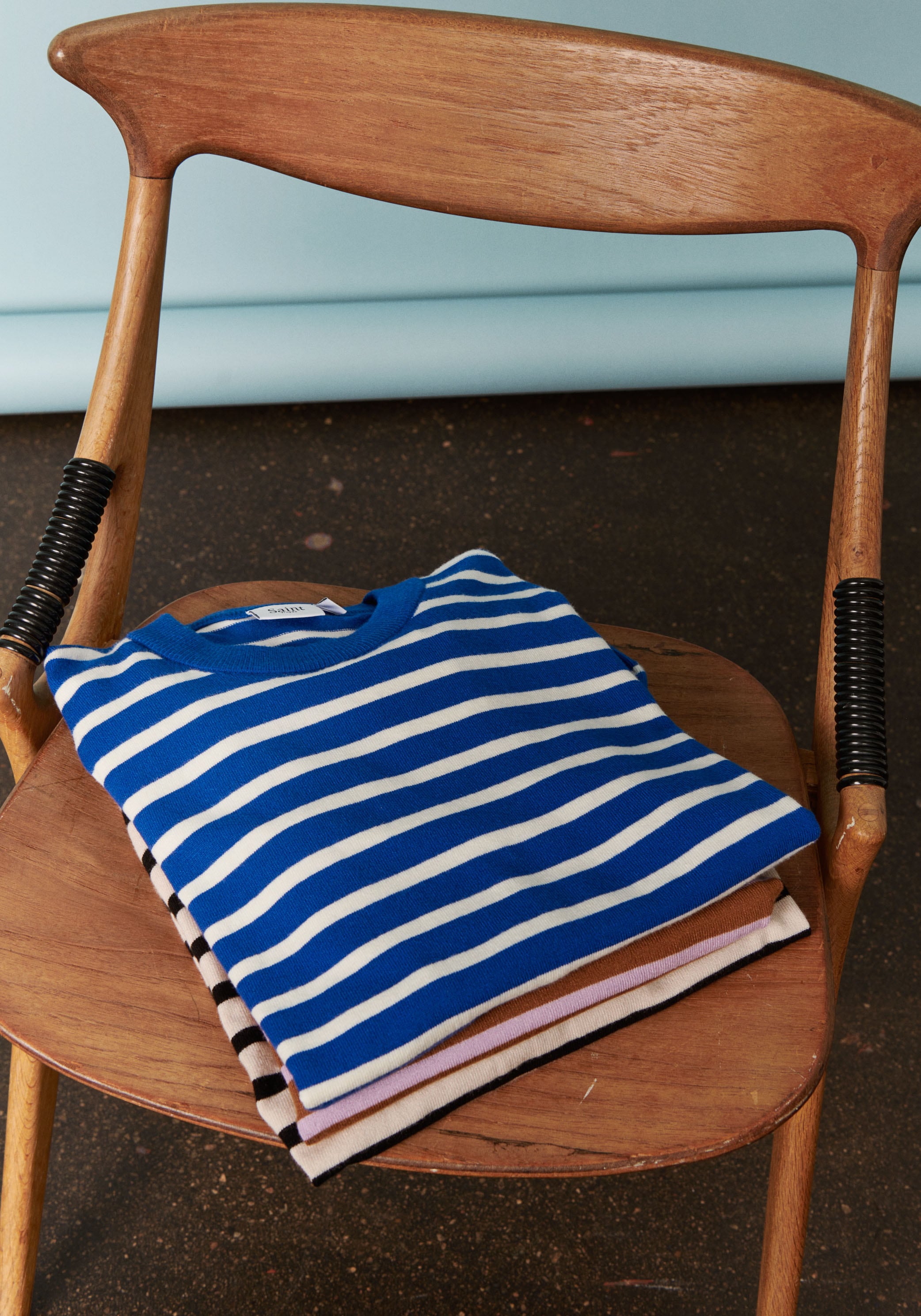 Saint Tropez Rundhalspullover »FikamSZ LS«