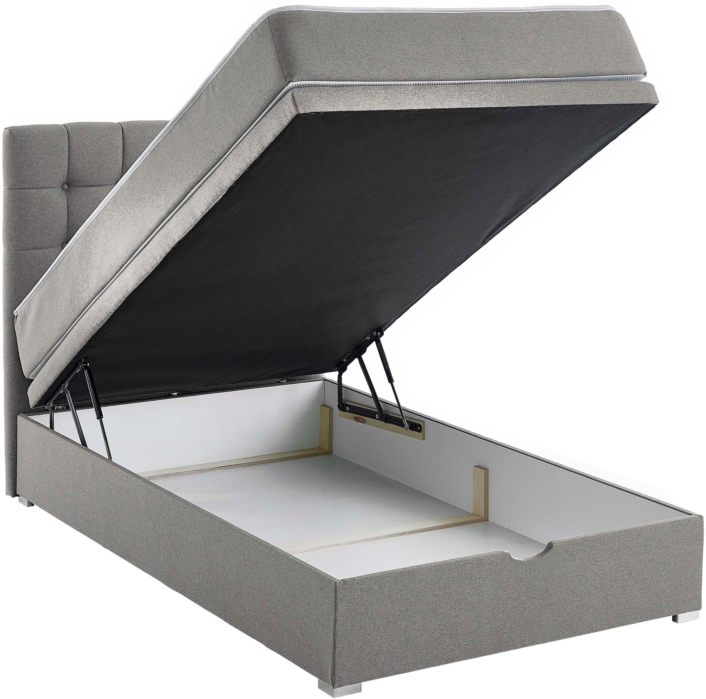 ATLANTIC home collection Boxbett »Riona, erweiterbar zu Doppel- und Familienbett«, wahlweise mit 120x200cm Taschen-Federkernmatratze oder ohne Matratze
