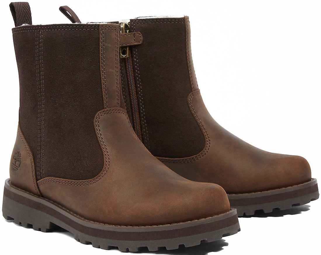 Image of Timberland Winterstiefel "COURMA KIDMID WARM LINED BOOT" Stiefelette, Winterschuhe,gefüttert & wärmend