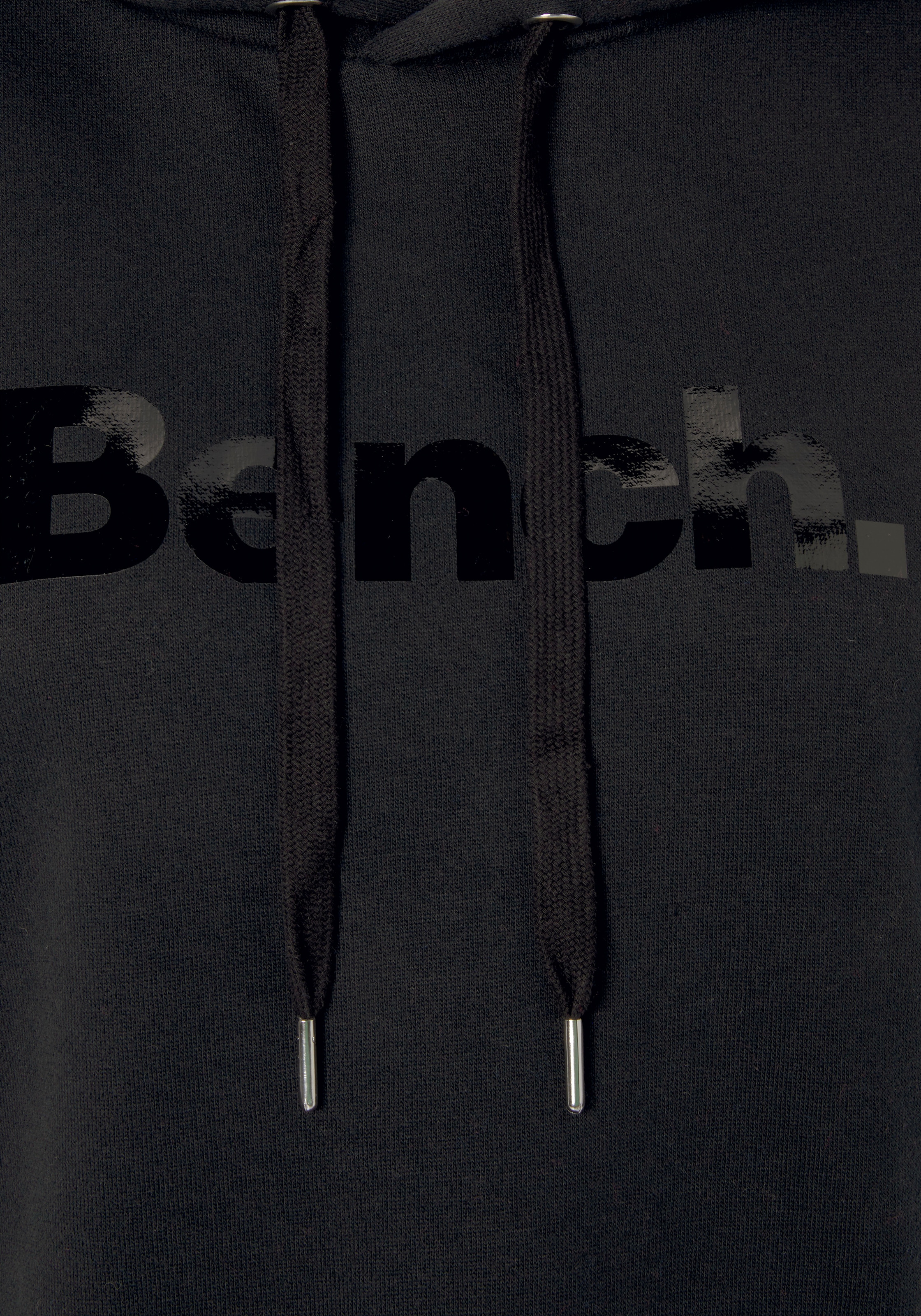 Bench. Loungewear Hoodie, mit glänzendem Logodruck, Loungewear