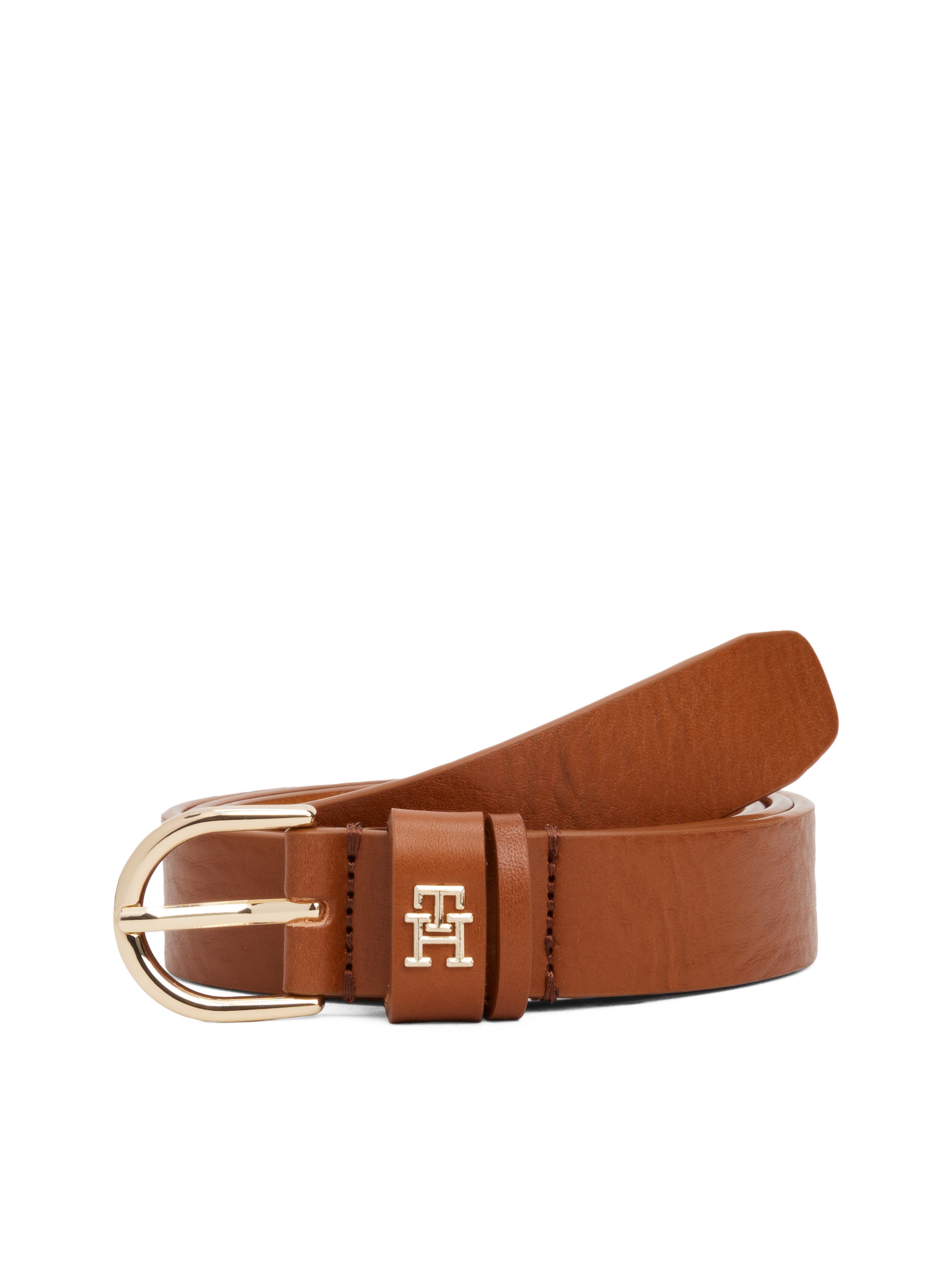 Tommy Hilfiger Ledergürtel »ESSENTIAL EFFORTLESS 2.5«, Logoemblem, weiche Haptik, ovale Einfachdornschliesse