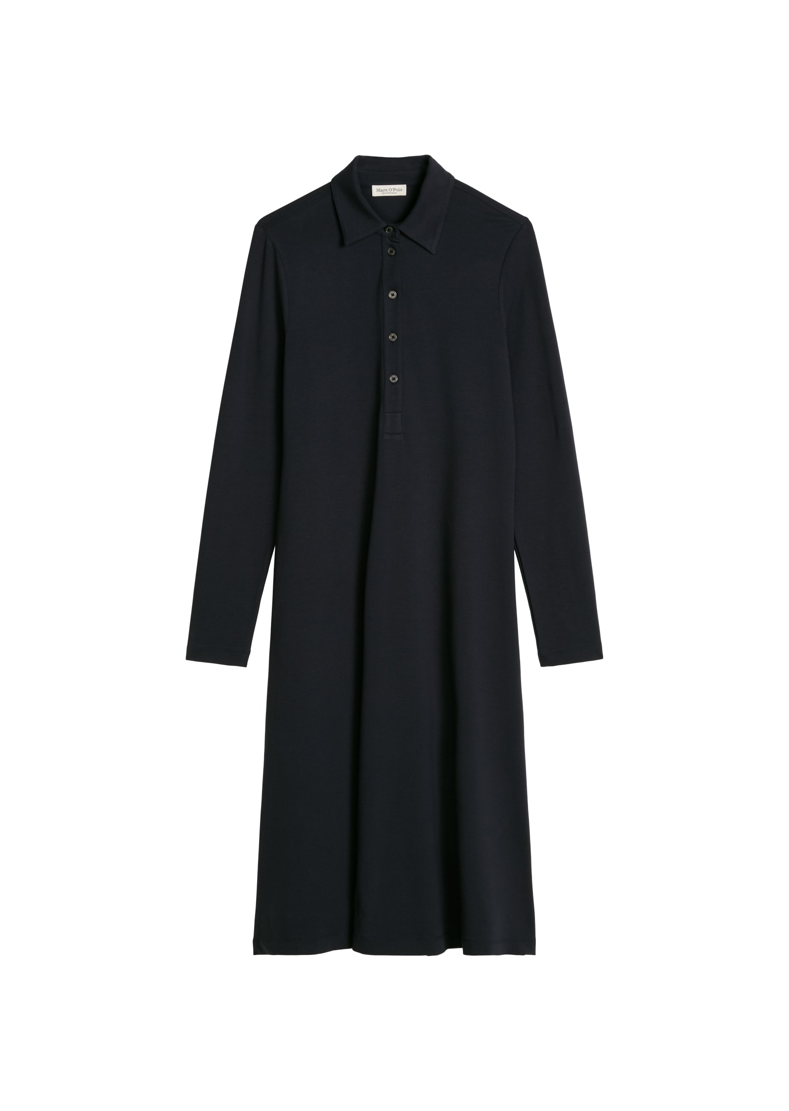 Marc O'Polo Robe chemisier évasé en jersey simple avec finition papier