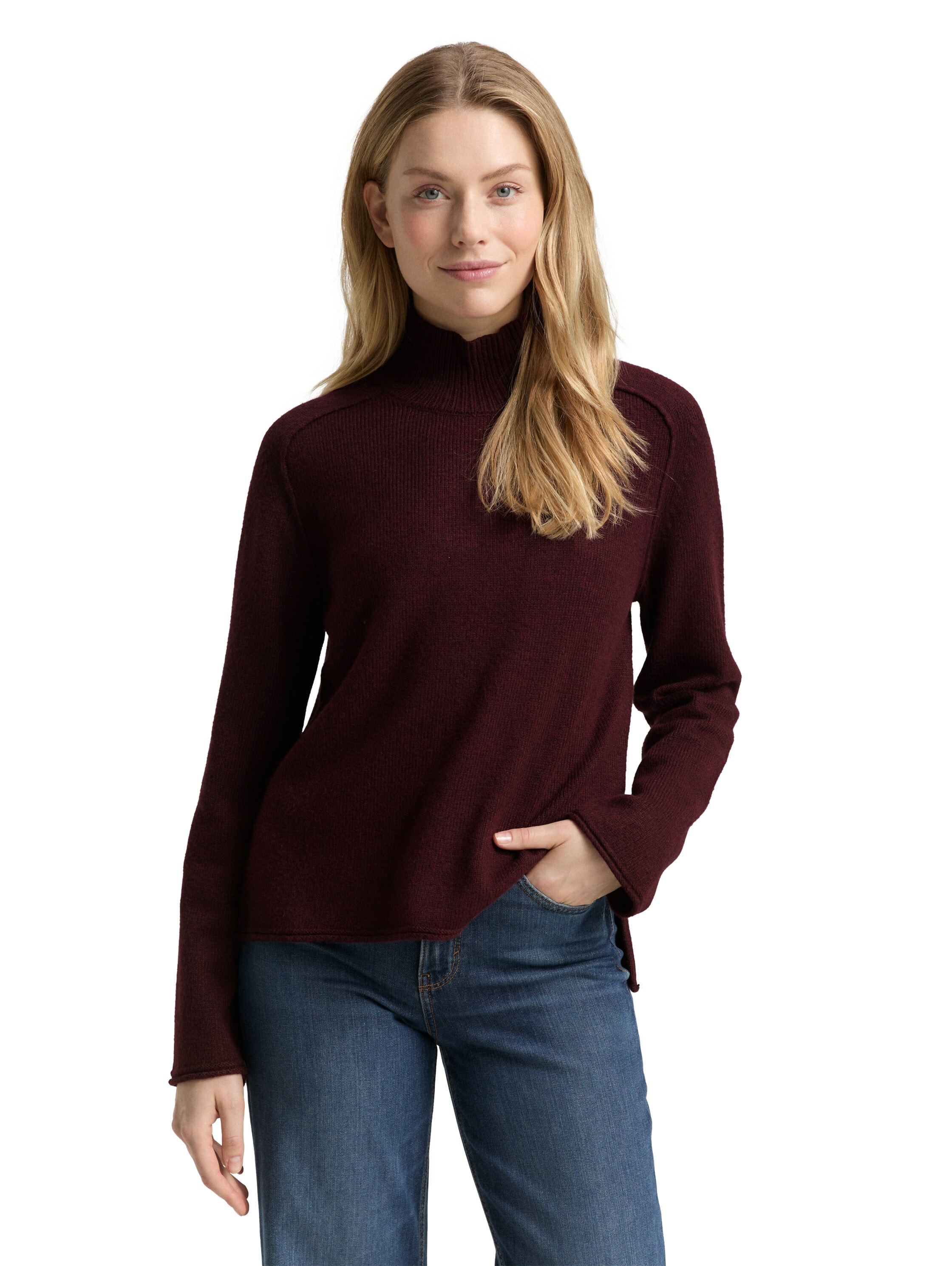 Image of TOM TAILOR Strickpullover mit Stehkragen