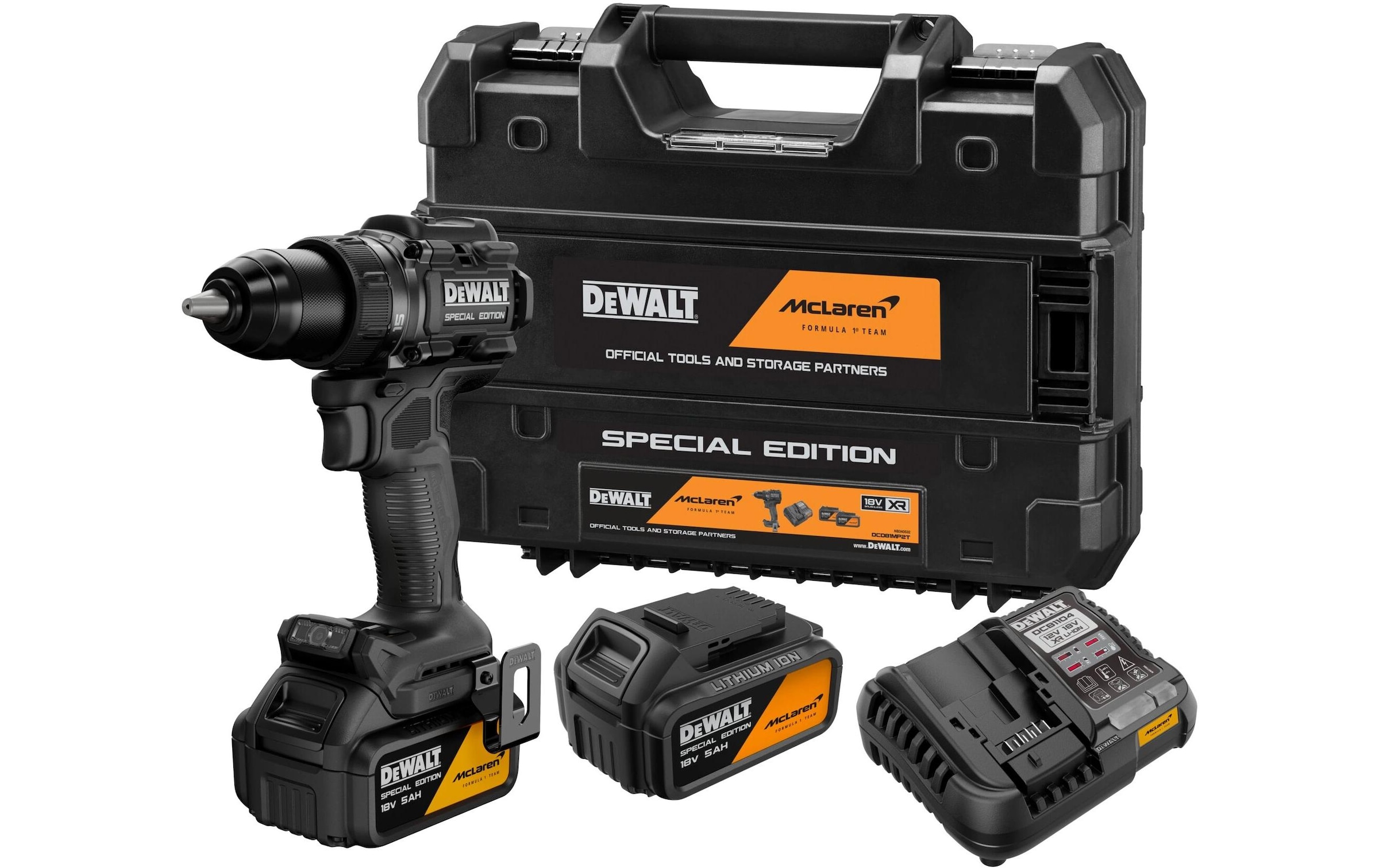 DeWalt Akku-Bohrschrauber »McLaren F1 Team 18 V XR Special Edition«