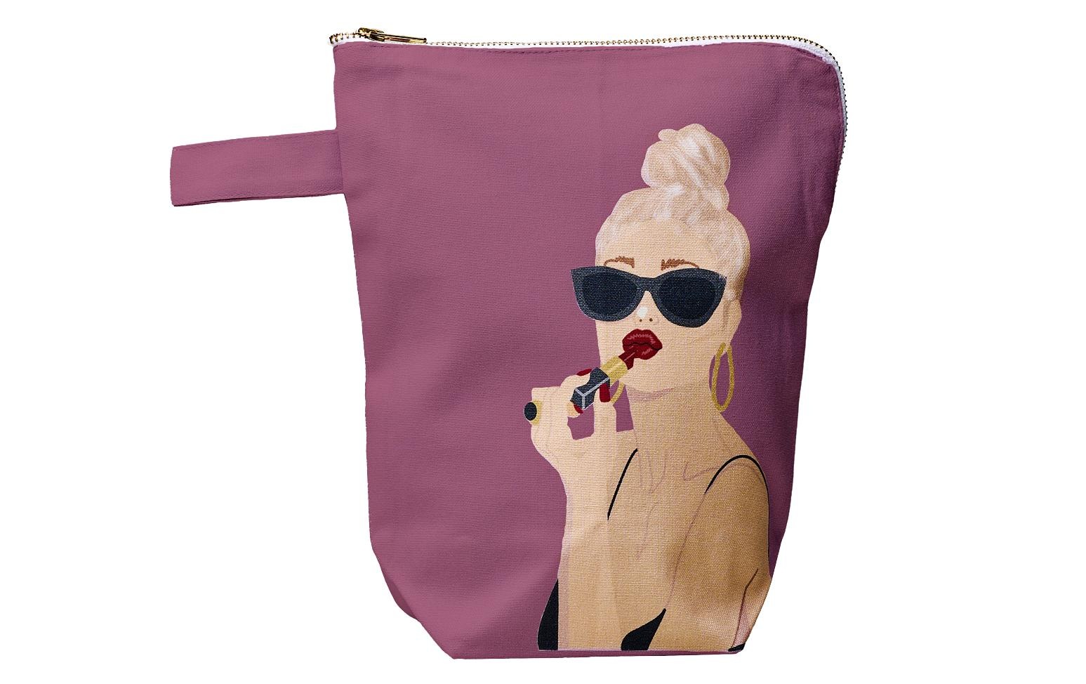 Kosmetiktasche "Chic Mic Cherry lips 22,5 x 26,5 x 10 cm"